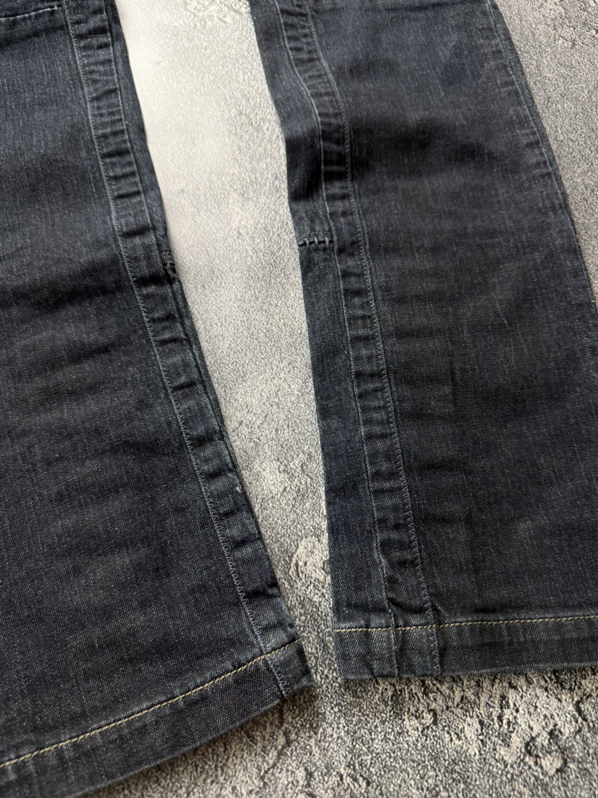 Marithe + Francois Girbaud Marithe Francois Girbaud VNTG Button Hem Grunge Biker Jeans Size 30" / US 8 / IT 44 - 3 Thumbnail
