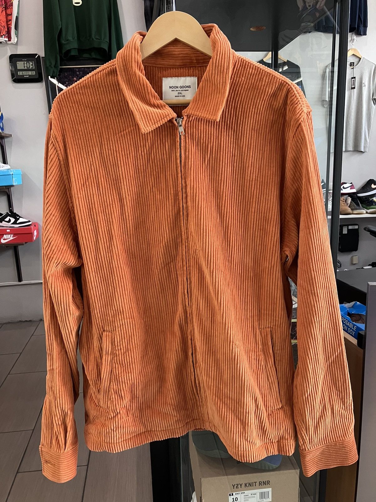 Noon Goons Orange Corduroy Jacket Size 2XL