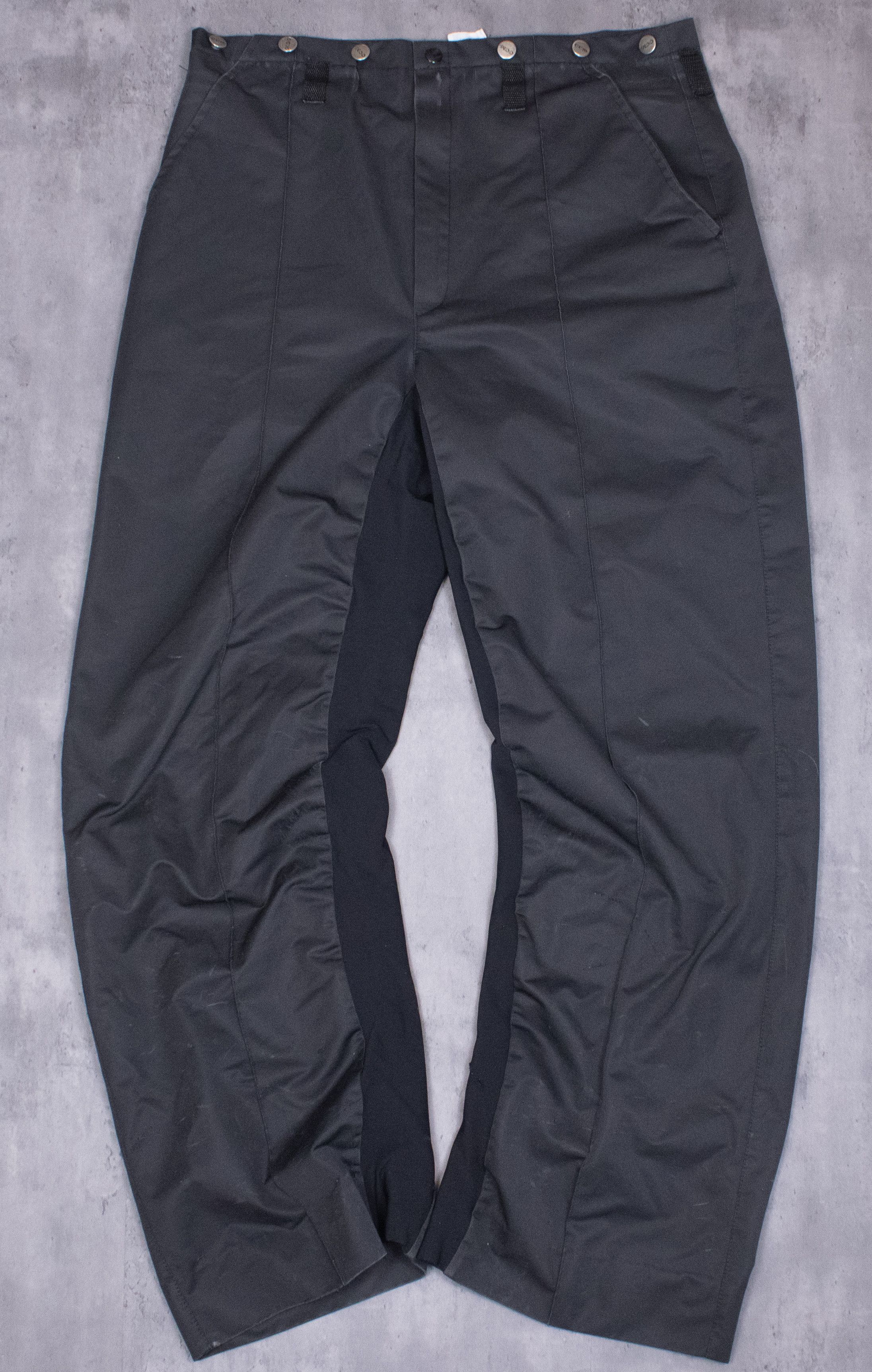 Ccm × Vintage Vintage 1990's CCM Hockey Wide Legged Baggy Fit Black Pant's Size US 36 / EU 52 - 3 Thumbnail
