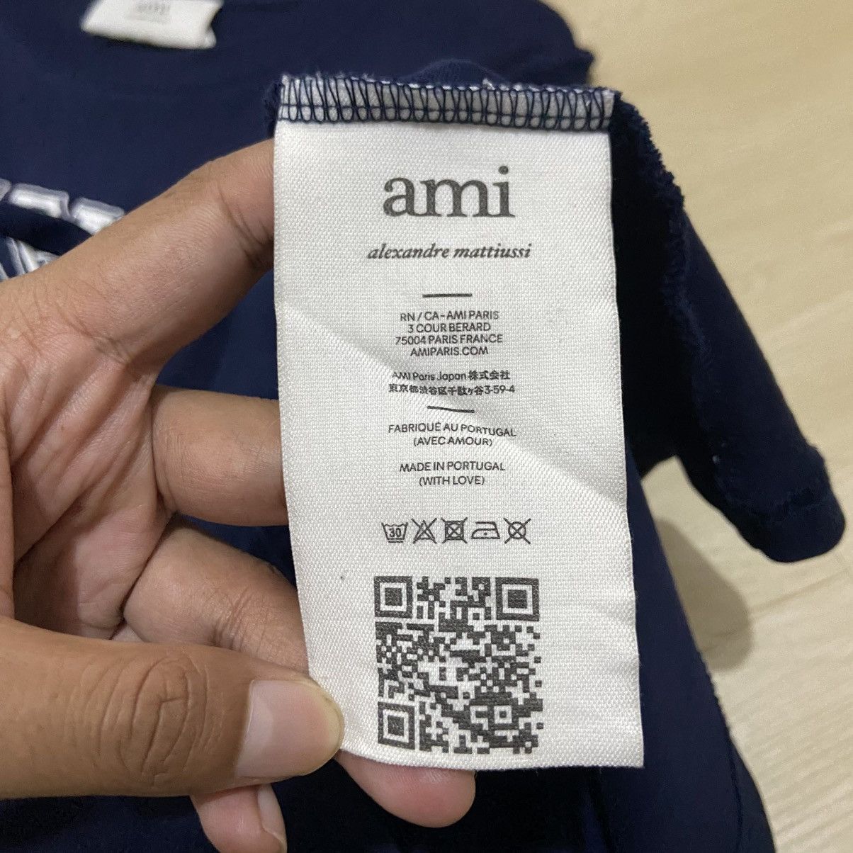 AMI AMI Paris France Tshirt Size US L / EU 52-54 / 3 - 4 Thumbnail