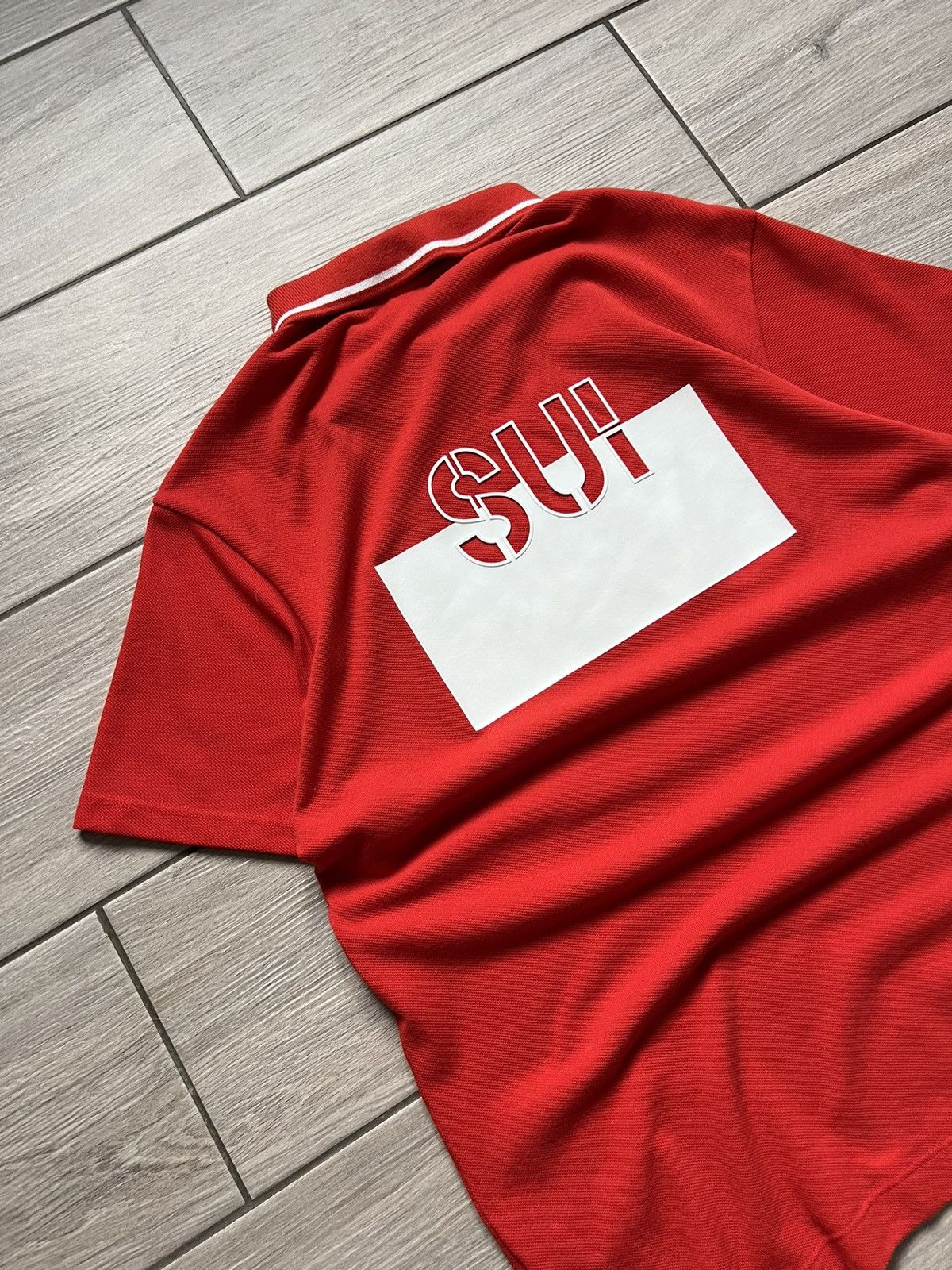 Lacoste 🇨🇭Rare Lacoste Sport SUI Polo Vintage Red Style Chief Keef Size US L / EU 52-54 / 3 - 6 Thumbnail