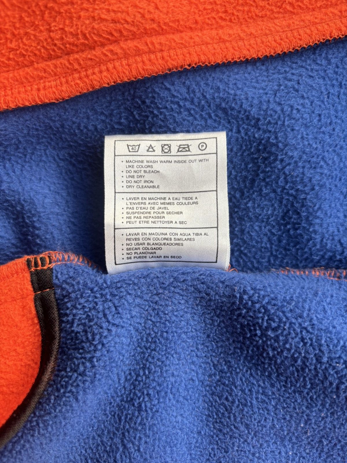 Nike ACG Nike ACG Vintage Blue/Orange 3-Layer Fleece Jacket US L Size US L / EU 52-54 / 3 - 7 Thumbnail