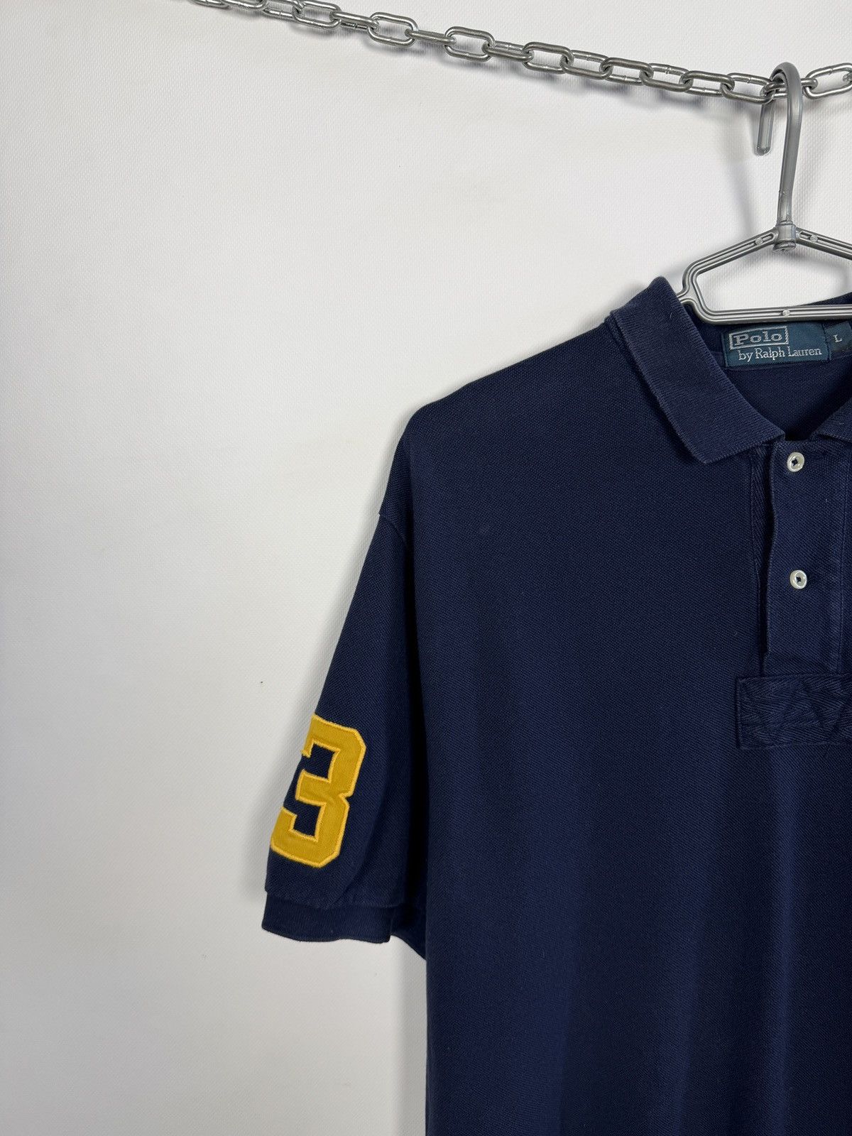 Polo Ralph Lauren Polo Ralph Lauren New York Vintage Polo Shirt Big Pony Logo Size US L / EU 52-54 / 3 - 3 Thumbnail