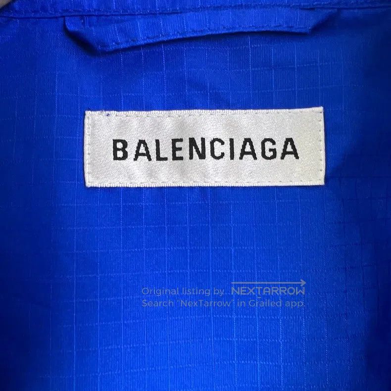 Balenciaga Balenciaga Red, Blue, and Pink Patchwork Big Logo Windbrea Size XXS / US 00 / IT 34 - 3 Thumbnail