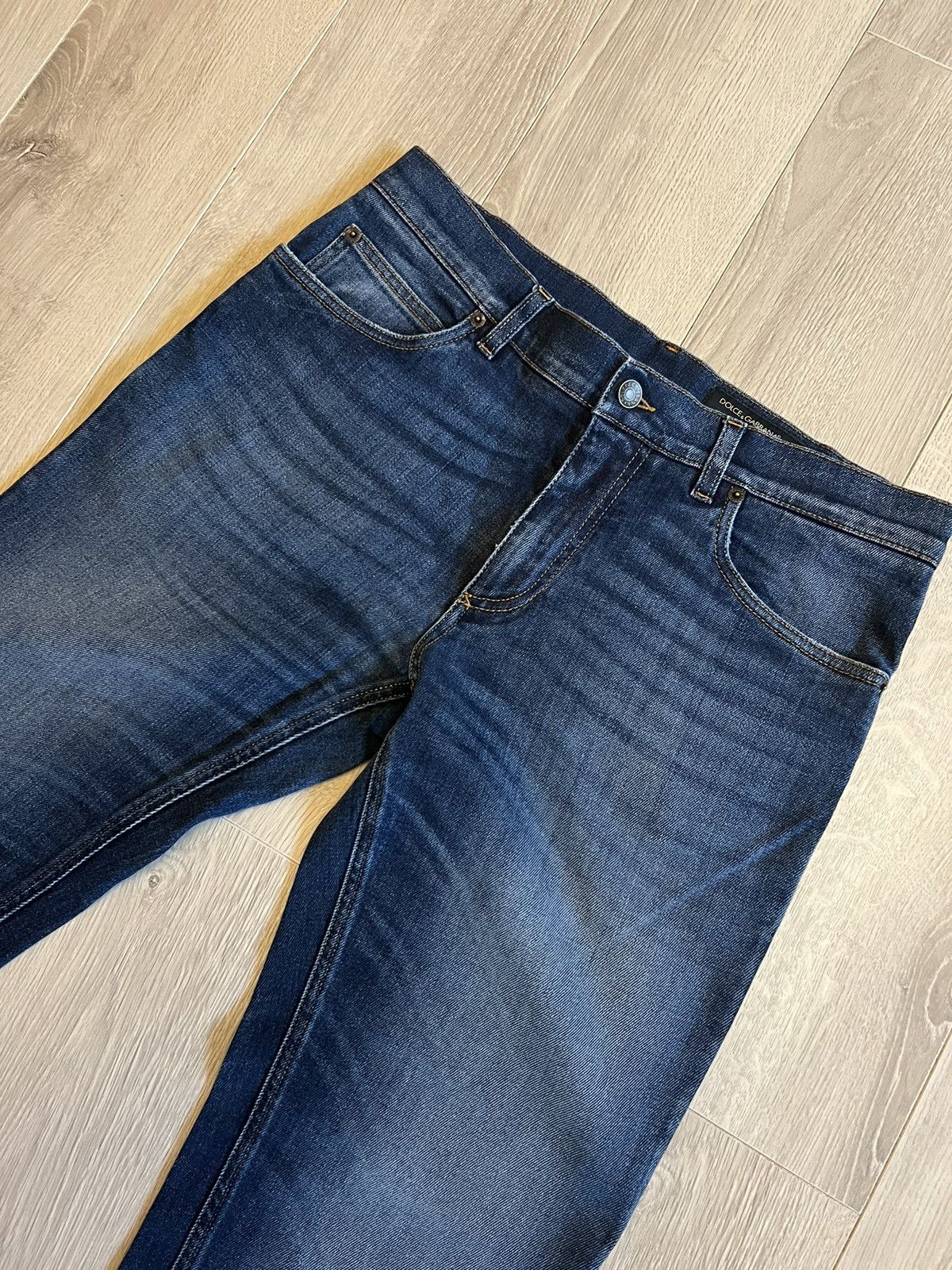 Dolce & Gabbana Men Dolce & Gabbana Blue Comfort Stretch Jeans Size 40/M Size US 33 - 3 Thumbnail