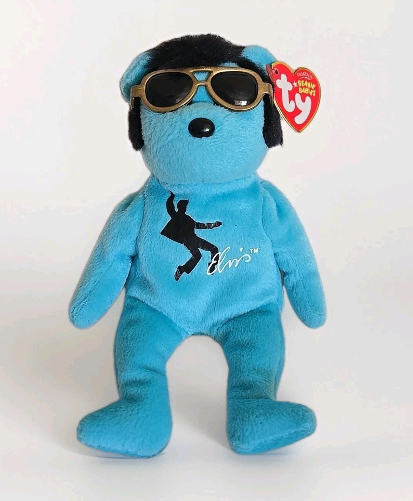 Other TY Beanie Babies - Lot of 3 Orig. BEANIE Elvis Bears 8.5 in Size ONE SIZE - 9 Thumbnail