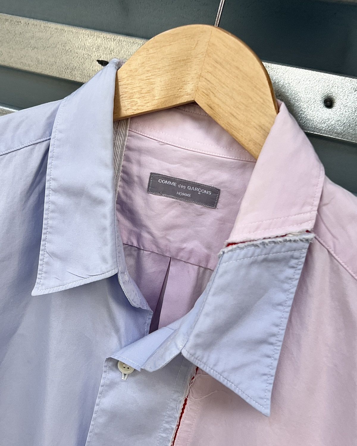 Comme des Garcons SS2000 RARE Reconstructed Split Artisan Shirt Size US M / EU 48-50 / 2 - 5 Thumbnail