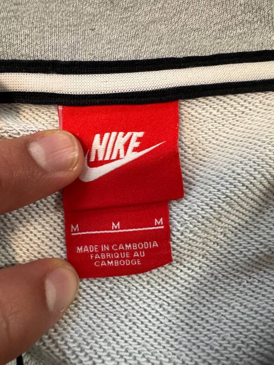 Nike × Vintage 90S NIKE RARE LOGO Y2K SWOOSH RETRO ZIP HOODIE Size US M / EU 48-50 / 2 - 12 Thumbnail