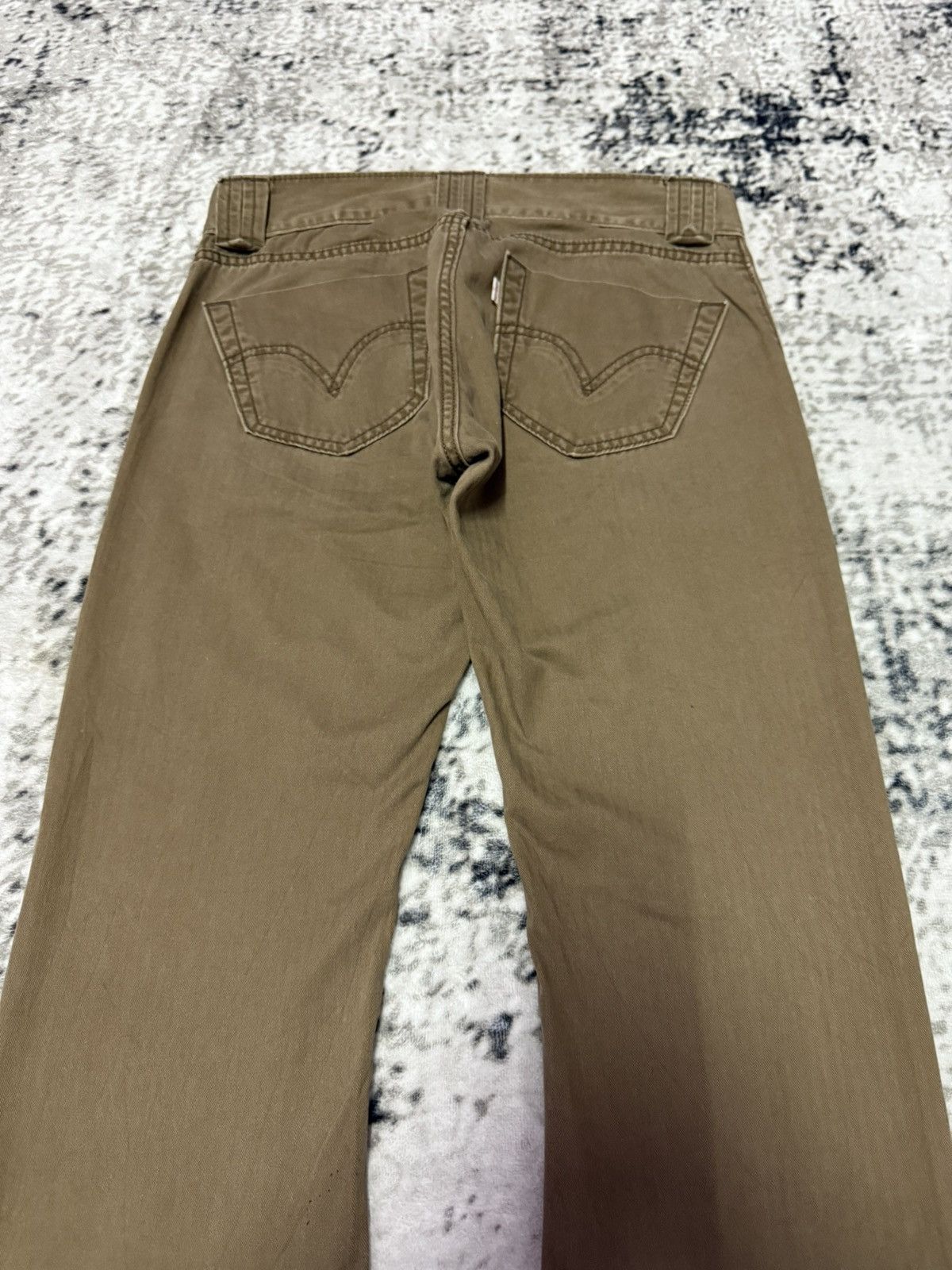 Levi's Vintage Levis Tab Twills Bush Pocket Low Rise Flare Jeans Size 28" / US 6 / IT 42 - 3 Thumbnail