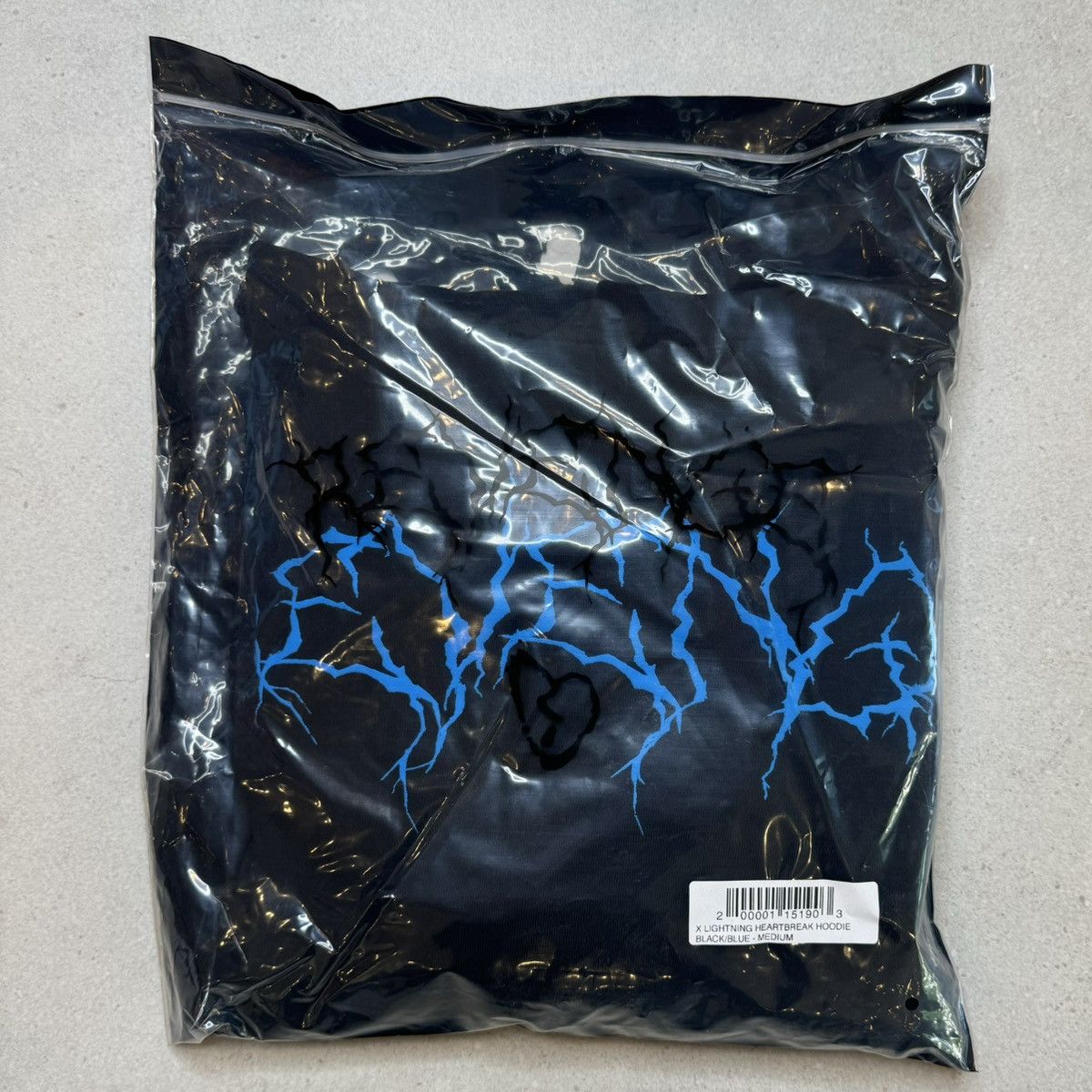 Revenge Revenge X Lightning Heartbreak Hoodie Black/Blue SIZE MEDIUM Size US M / EU 48-50 / 2 - 3 Thumbnail