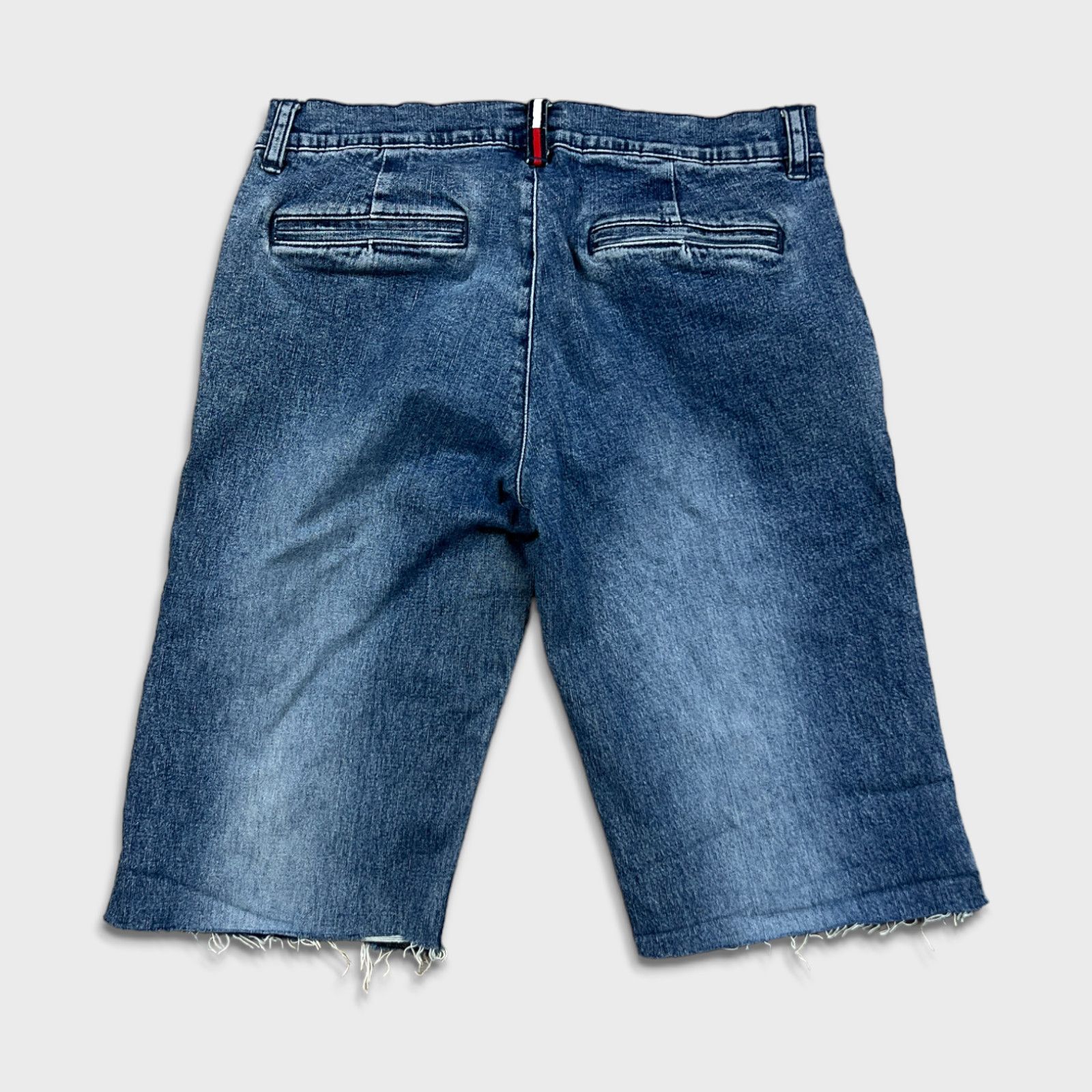 Tommy Hilfiger × Vintage Vintage 90s Tommy Hilfiger Shorts Tommy Jeans Fray Denim Size US 28 / EU 44 - 5 Thumbnail