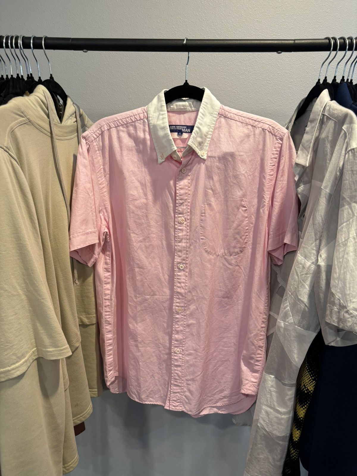 Junya Watanabe Junya Watanabe AW07 Pink Button Up Shirt 👕 Size US S / EU 44-46 / 1 - 4 Thumbnail