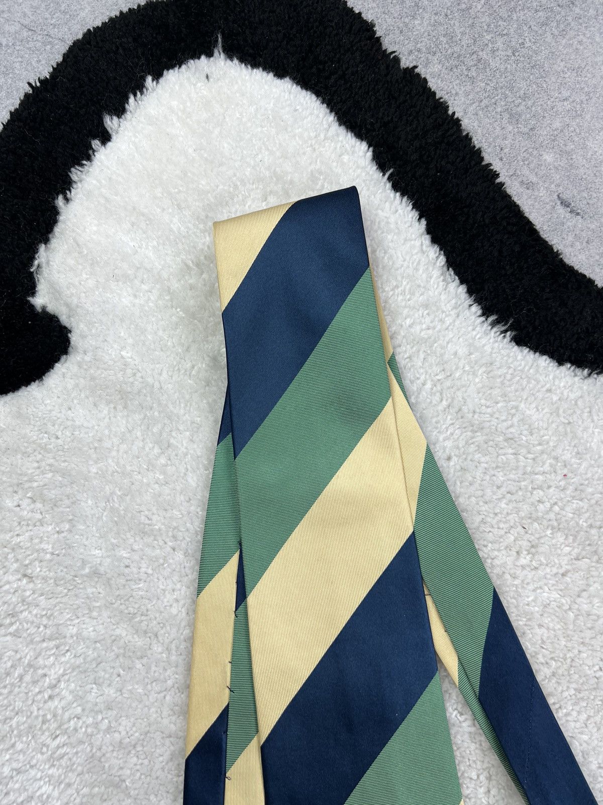 Ermenegildo Zegna Vintage Ermenegildo Zegna Silk Geometric Luxury Tie Size ONE SIZE - 4 Thumbnail