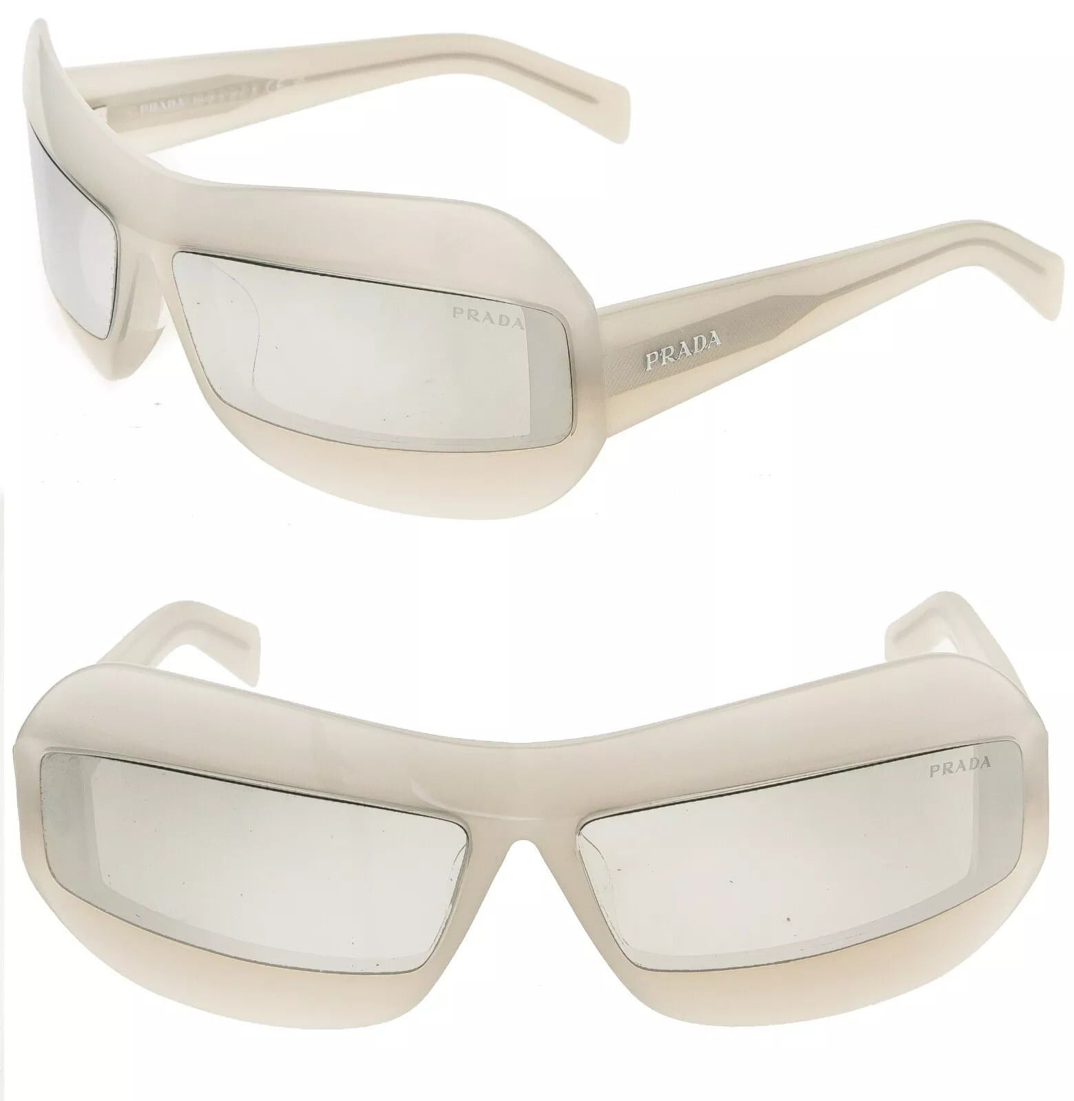 Prada PRADA Futuristic Opal Silver Mirror PR30YS 30Y Sunglasses Size ONE SIZE - 1 Thumbnail