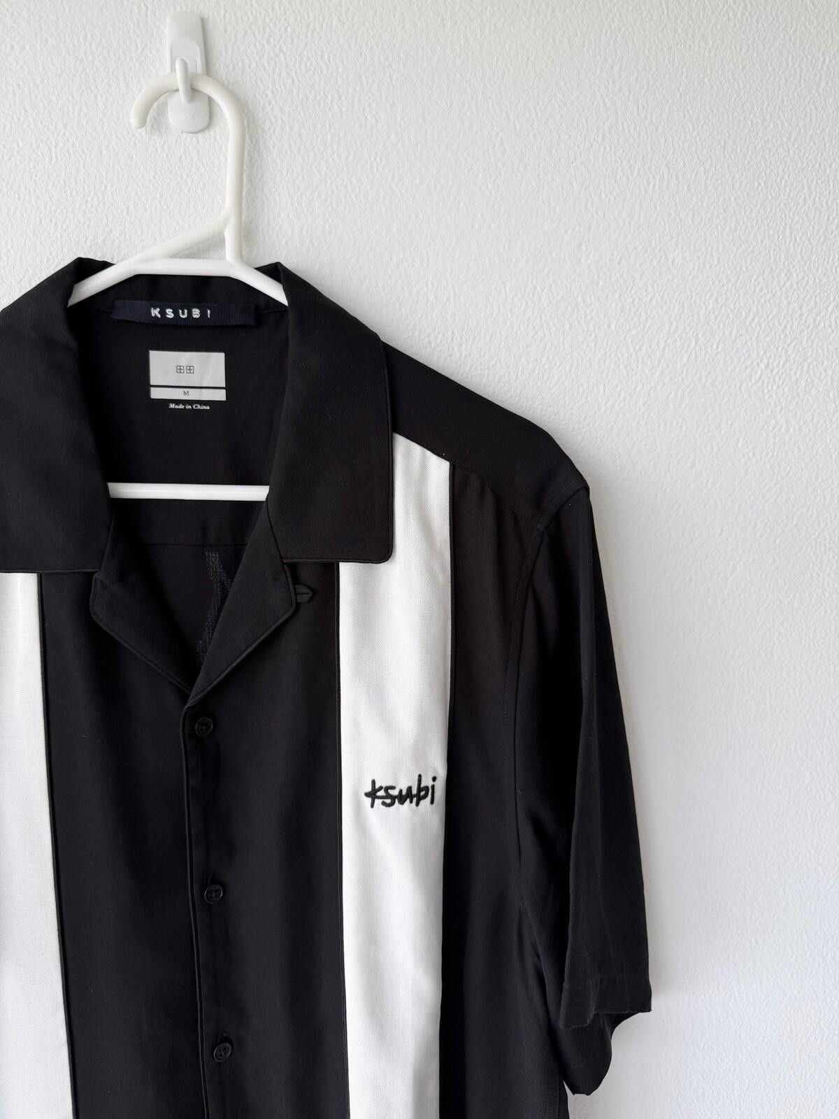 Ksubi new ksubi medium short sleeve resort shirt black skull Size US M / EU 48-50 / 2 - 4 Thumbnail