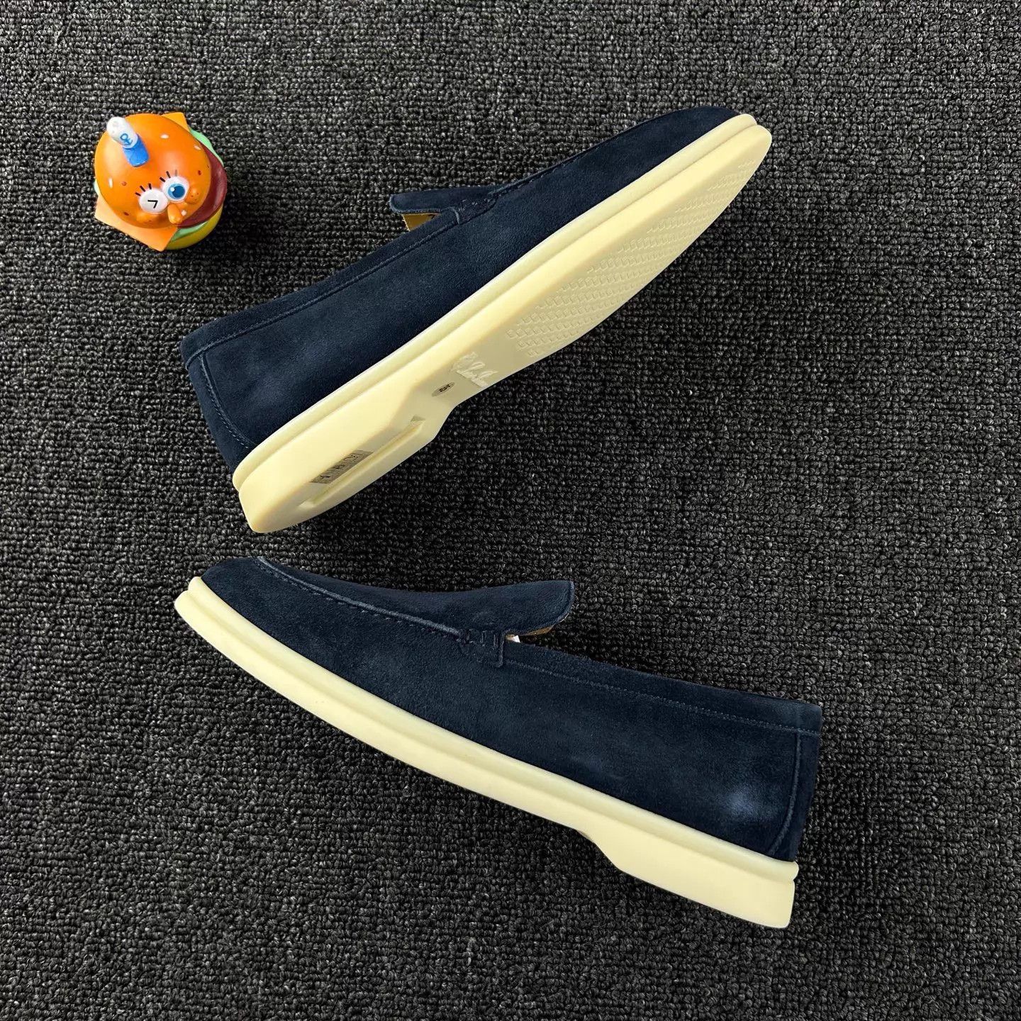 Loro Piana Loro Piana Blue Suede Loafer Women's 35 Size US 4.5 / IT 34.5 - 3 Thumbnail