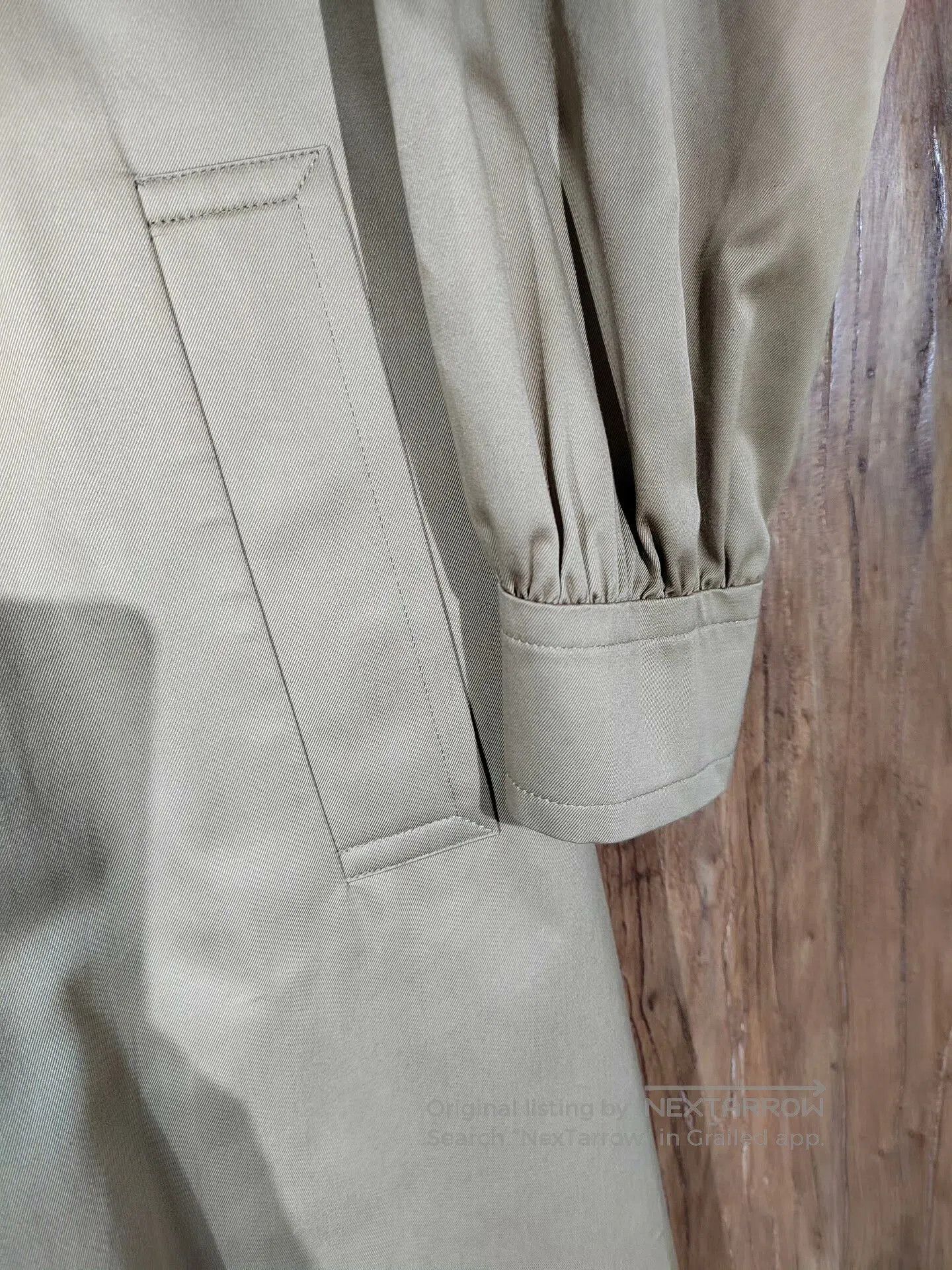 Yves Saint Laurent Yves Saint Laurent Khaki Mid-Length Trench Coat. Size M / US 6-8 / IT 42-44 - 6 Thumbnail
