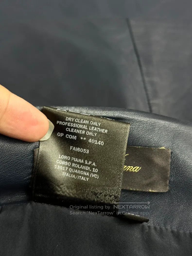 Loro Piana Loro Piana Blue Leather Skirt Size 26" / US 2 / IT 38 - 6 Thumbnail