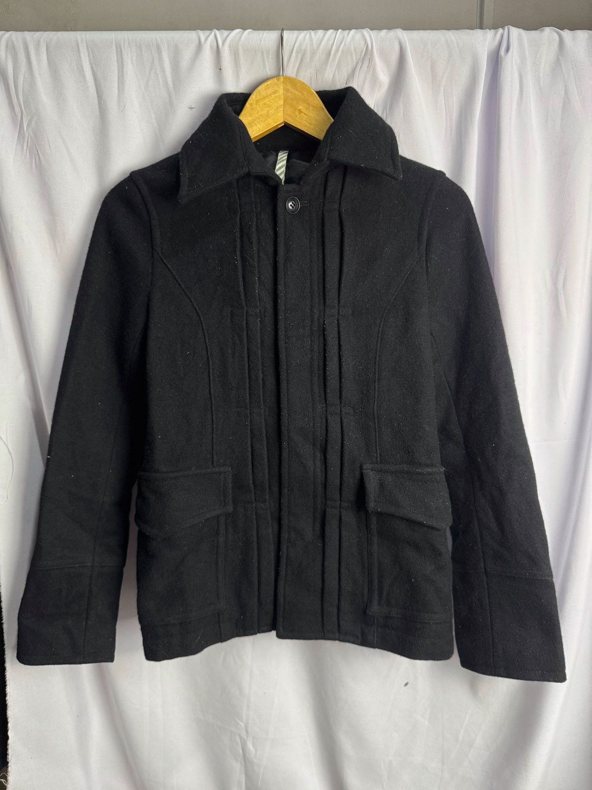 ADAM ET ROPE × Japanese Brand × Yohji Yamamoto Japanese Wool Outer Jacket Size US S / EU 44-46 / 1 - 1 Thumbnail