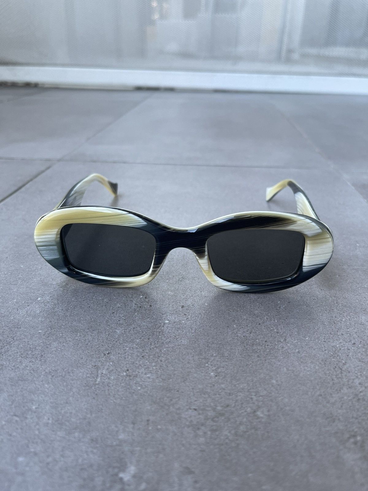 Retrosuperfuture !DS! SS23 Retrosuperfuture Totto Corno Oval Sunglasses Size ONE SIZE - 3 Thumbnail