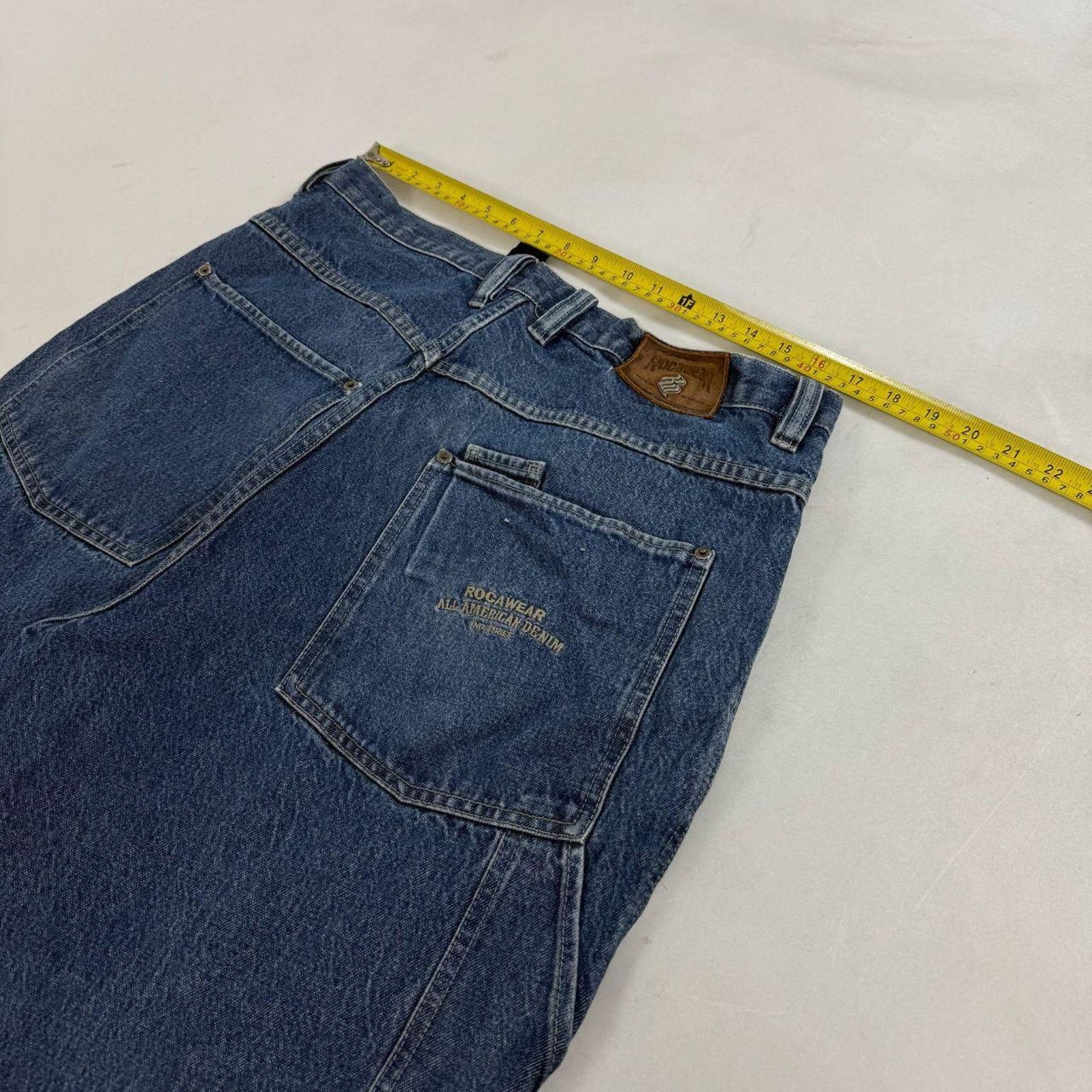 JNCO × Rocawear × Vintage Vintage y2k archive rocawear skater baggy wide leg rare jean Size US 34 / EU 50 - 5 Thumbnail