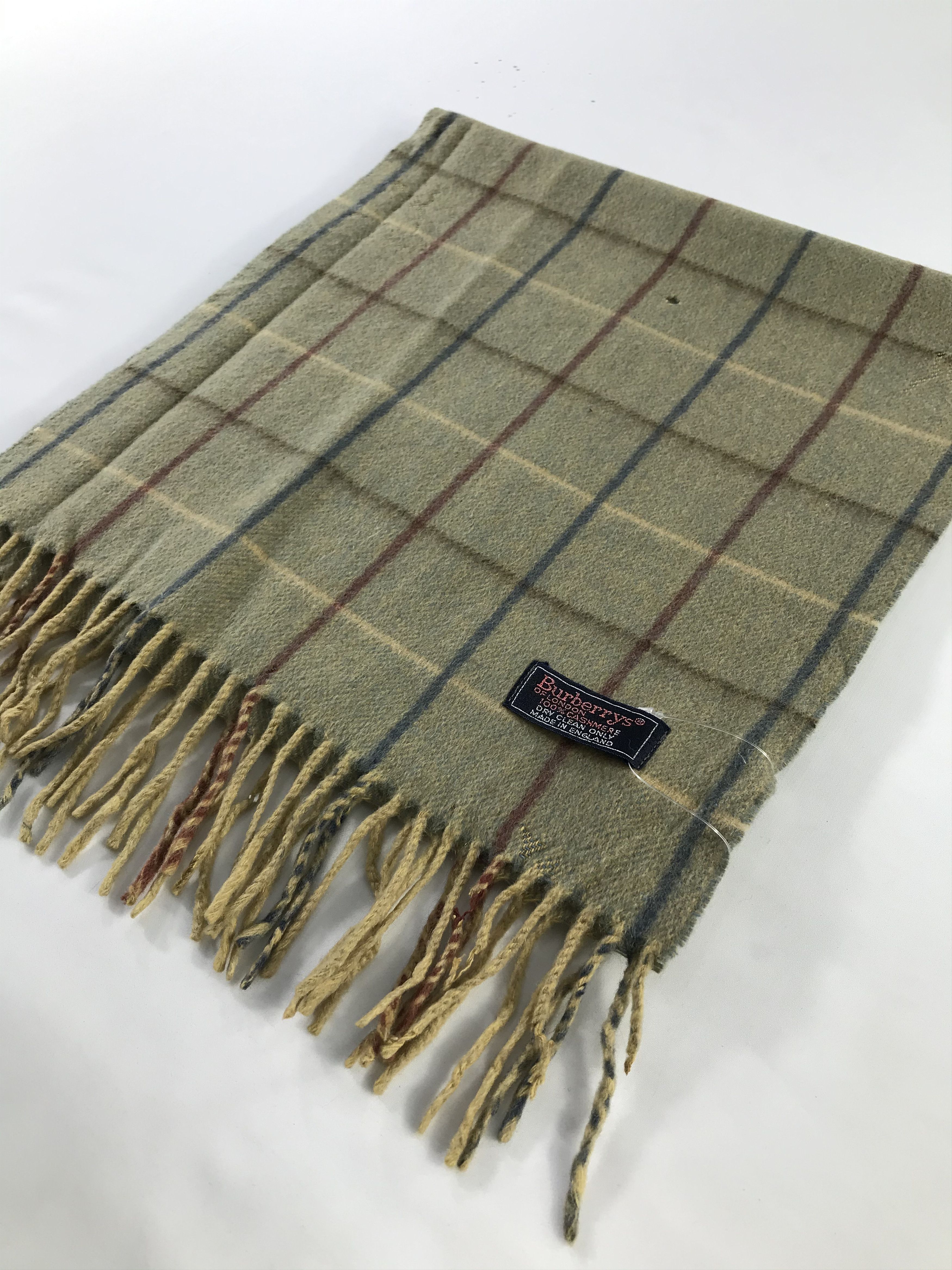 Burberry × Vintage Burberry Scarf / Muffler / Neckwear - WW1899 Size ONE SIZE - 3 Thumbnail