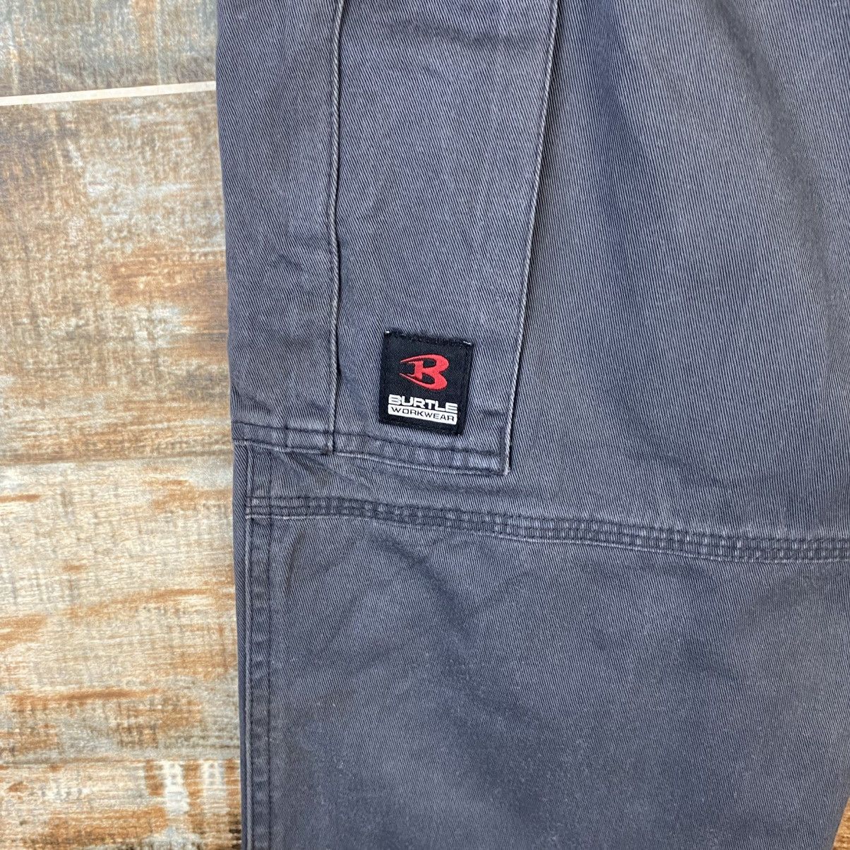 Japanese Brand DL Burtle Dark Blue Cargo Multipocket Pants #C924 Size US 31 - 18 Thumbnail
