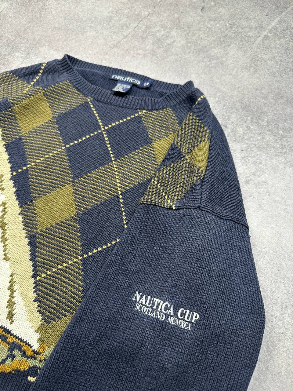 Nautica Vintage Nautica Cup Knit Sweater, Size S – Oversized Size US S / EU 44-46 / 1 - 4 Thumbnail