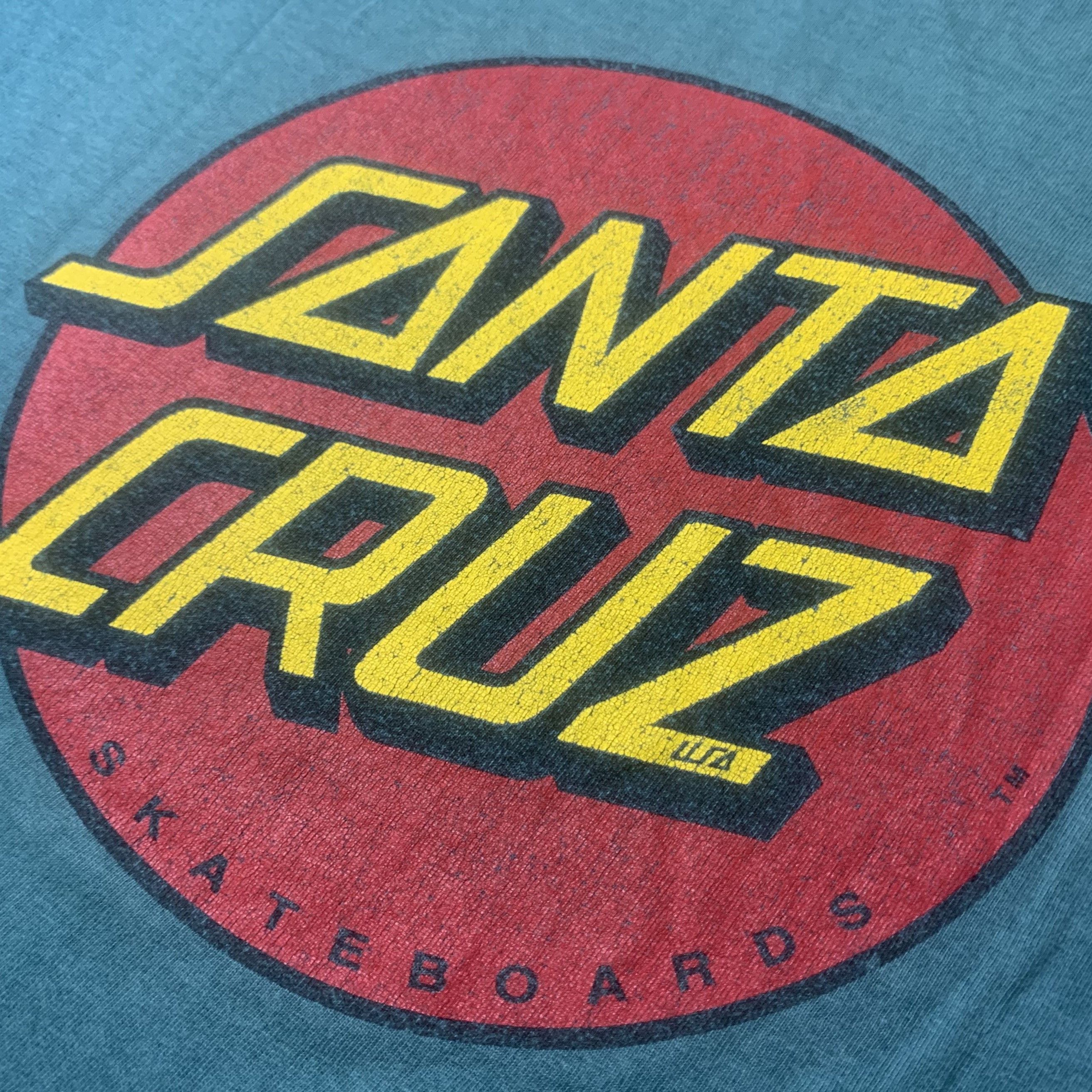 Santa Cruz Skateboards Vintage 90s Santa Cruz Skateboards Dot T-Shirt L Oneita USA Size US L / EU 52-54 / 3 - 10 Thumbnail