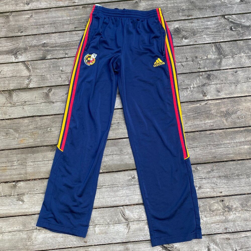 Adidas × Vintage Vintage 2001 Adidas Spain National Team Soccer Jersey Pants Size US 36 / EU 52 - 1 Thumbnail