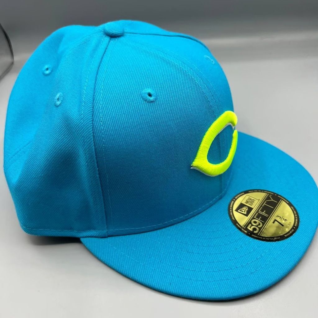 New Era Cincinnati Reds Hat Men 7 3/4 59Fifty New Era Fitted Cap New Size ONE SIZE - 3 Thumbnail