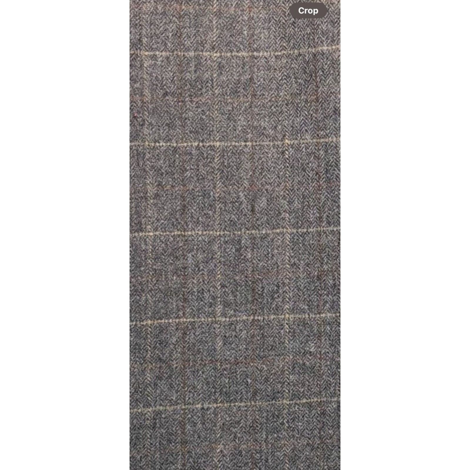 Nautica Nautica Wool Blazer Sport Coat 40R Gray Plaid Windowpane 3-Button Mens Size 40R - 6 Thumbnail