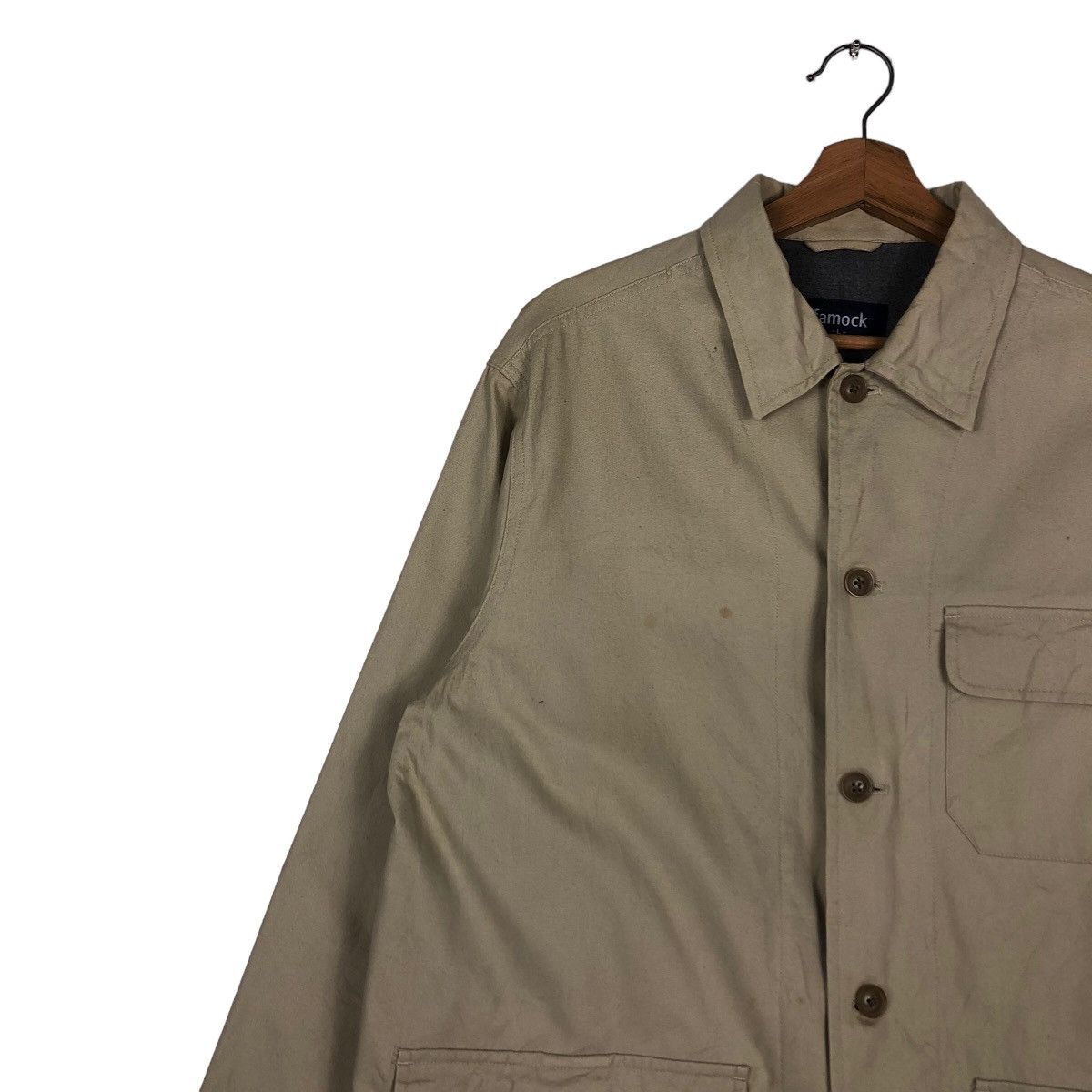 Issey Miyake 🔥Vintage Chore Work Button Jacket Blanket Famock Japan Size US L / EU 52-54 / 3 - 7 Thumbnail