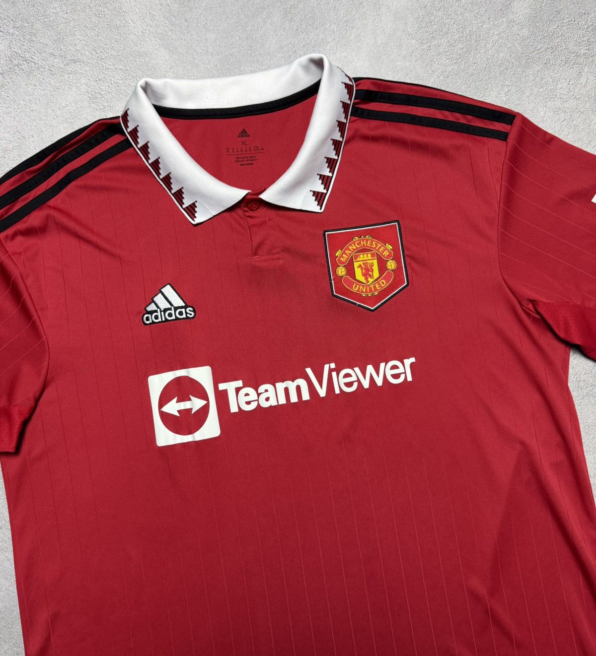 Adidas Manchester United 2022 2023 Home Shirt Soccer Jersey Adidas Size US XL / EU 56 / 4 - 3 Thumbnail