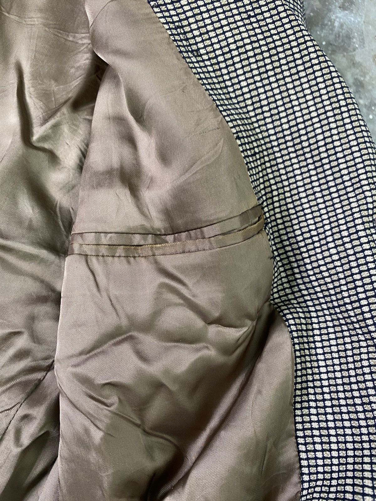 Versace Rare Vintage 90s Versace Classic V2 Checkered Blazer Size US M / EU 48-50 / 2 - 12 Thumbnail