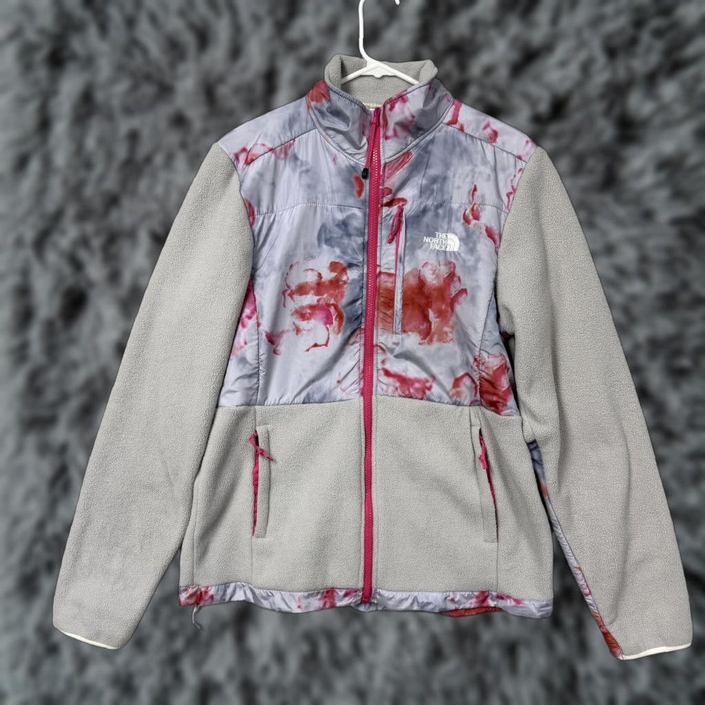 The North Face The North Face Jacket Womens XL Gray Pink Fleece Quilted Full Zip Warm Outdoor Size XL / US 12-14 / IT 48-50 - 1 Thumbnail