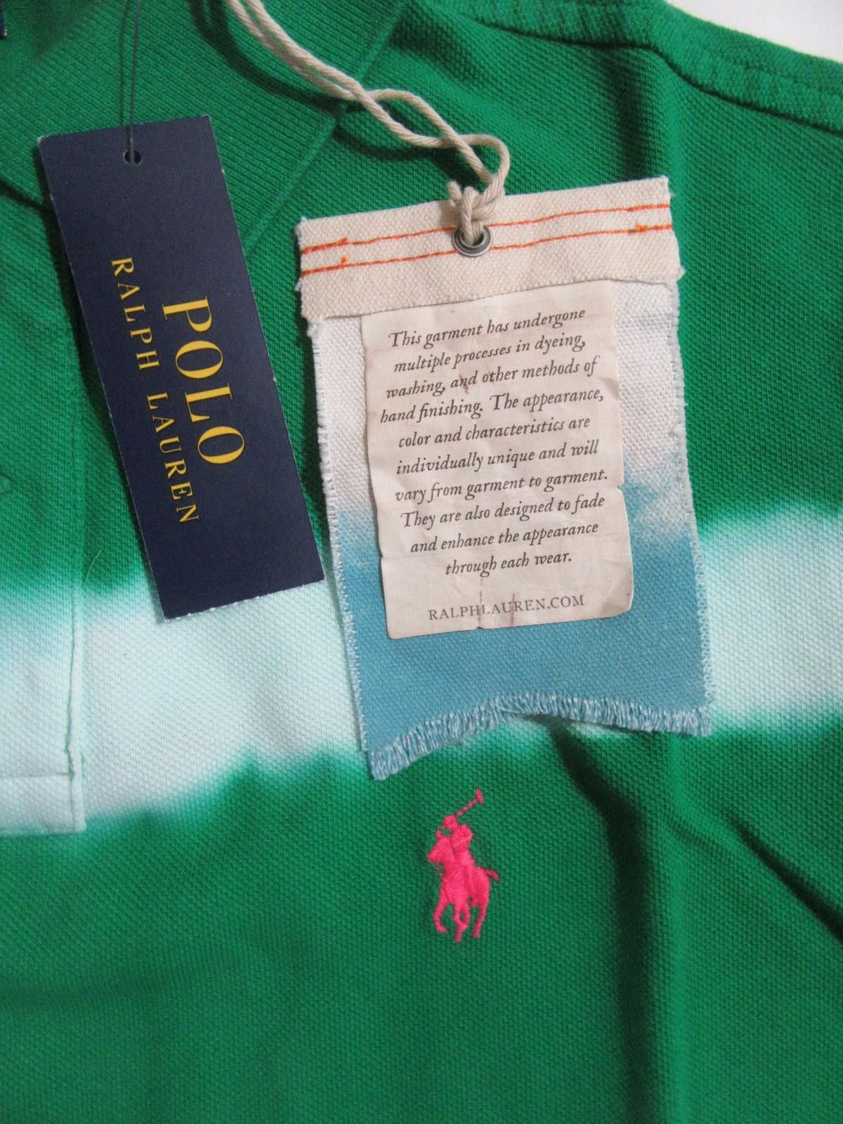 Polo Ralph Lauren Polo Ralph Lauren Mens Custom Fit Slim Dip Dyed Shirt NWT Size US M / EU 48-50 / 2 - 3 Thumbnail