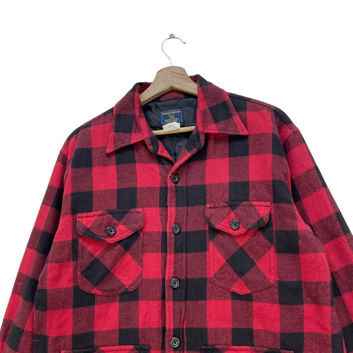 Vintage 🔥Vintage Woolrich Red Tartan Jacket Size US S / EU 44-46 / 1 - 3 Thumbnail