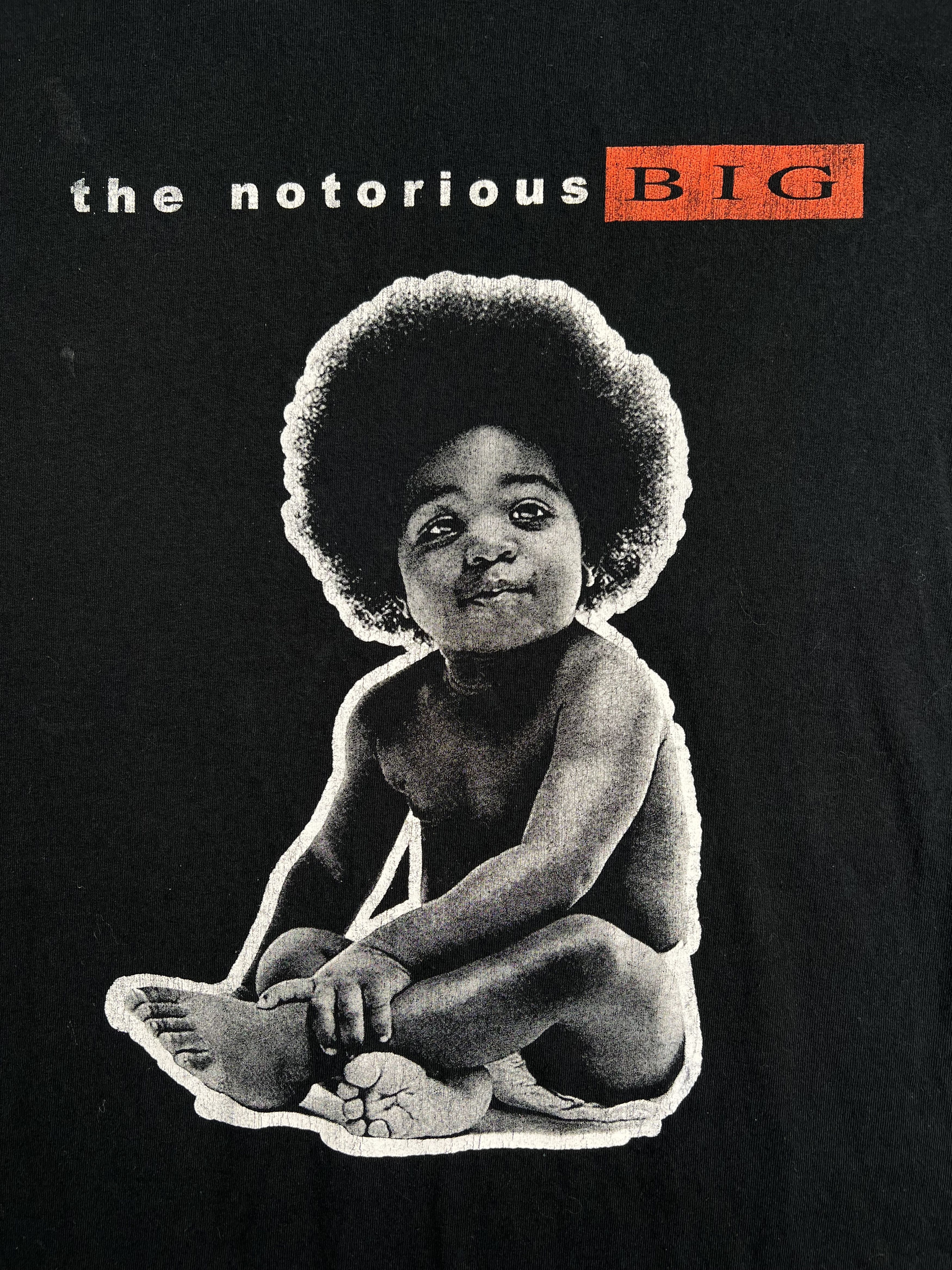 Band Tees × Rap Tees NOTORIOUS BIG T-SHIRT BLACK MEDIUM Size US M / EU 48-50 / 2 - 2 Thumbnail