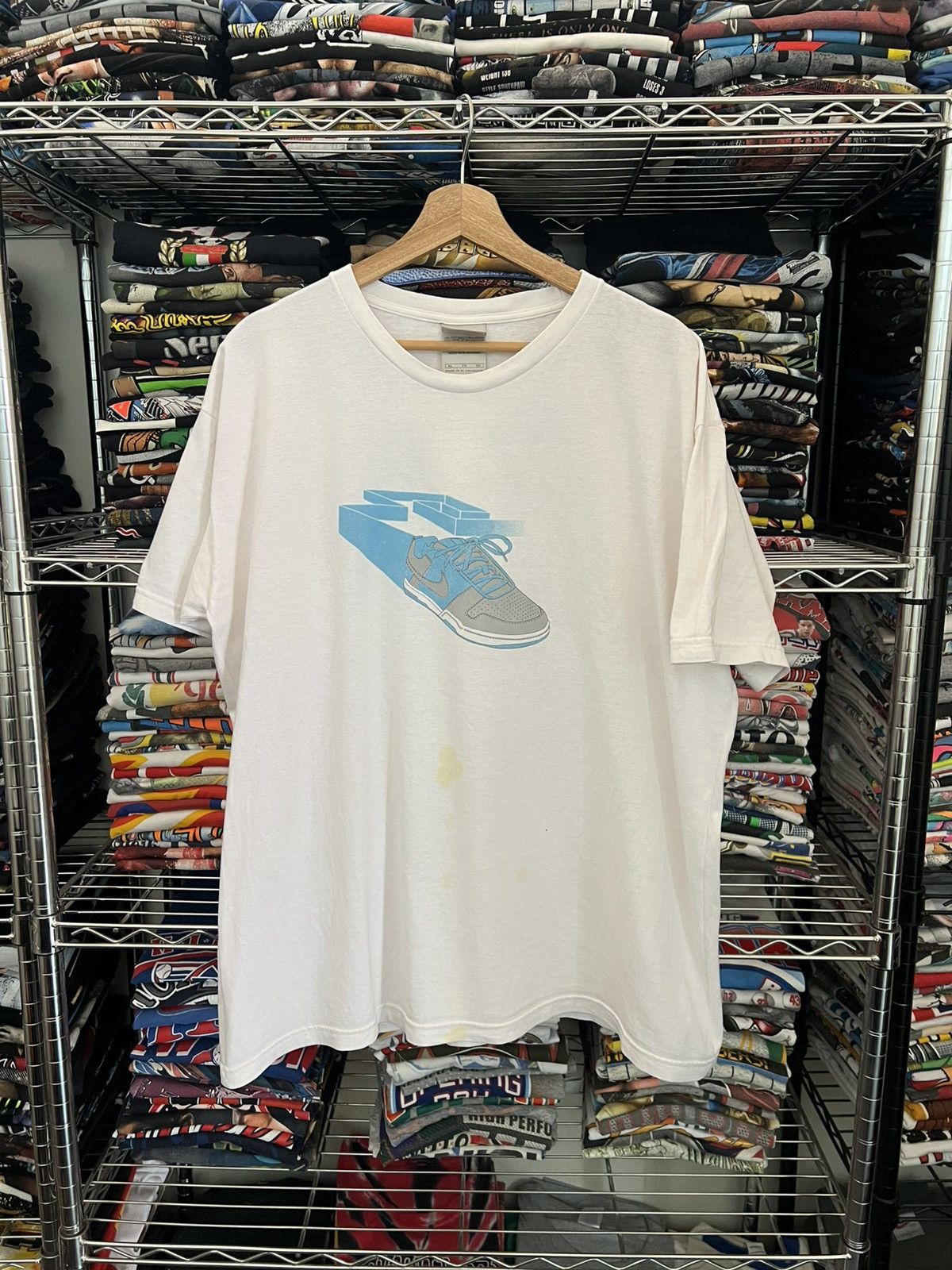 Nike 2000s Nike SB Dunk 6.0 Sneakers Promo Silver Tag Skate Tee Size US XL / EU 56 / 4 - 1 Thumbnail