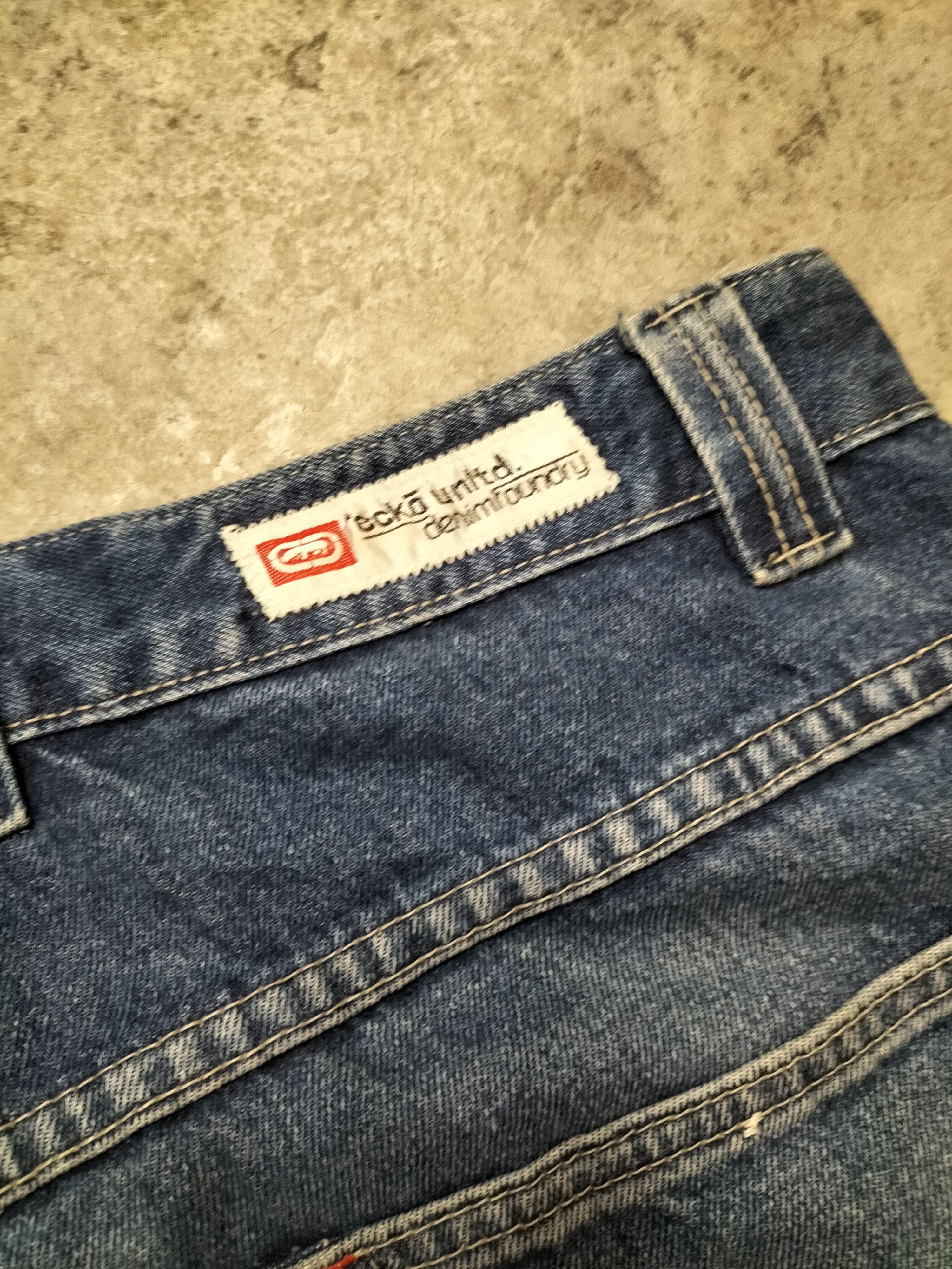 Ecko Unltd. Ecko SZ 40 Denim Ripped Jeans Size US 38 / EU 54 - 13 Thumbnail