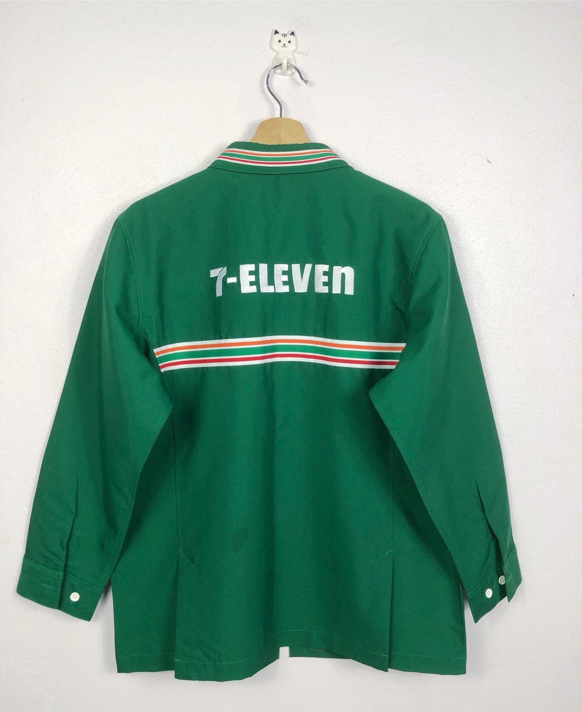 Uniform Wares Rare Vintage 7 Eleven 7-11 LS Zipper Uniform Shirt Size US M / EU 48-50 / 2 - 7 Thumbnail
