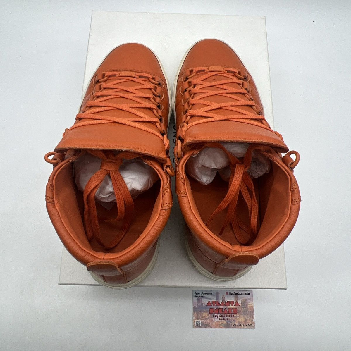 Balenciaga Balenciaga arena high orange Size US 9.5 / EU 42-43 - 7 Thumbnail