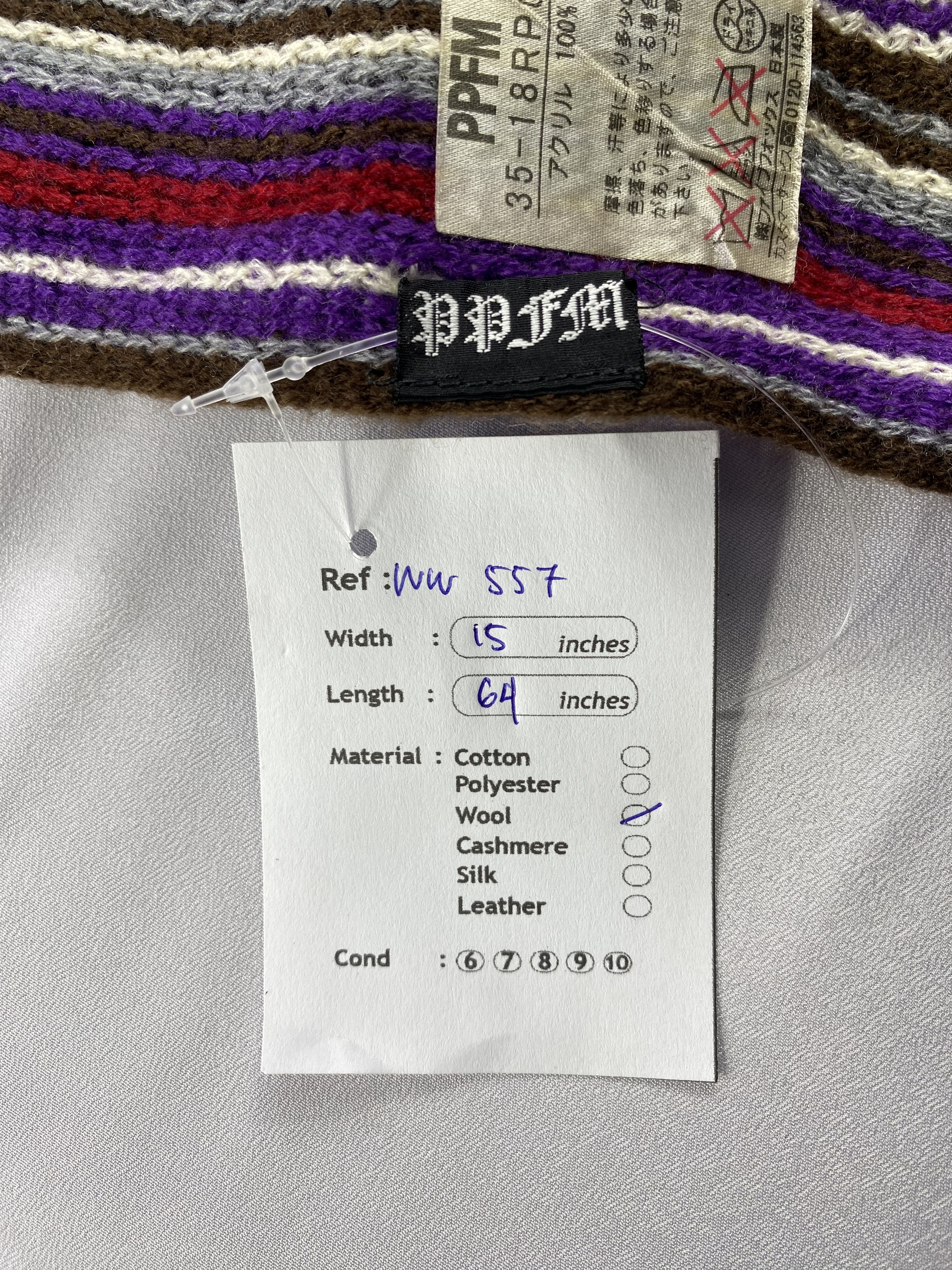 PPFM × Vintage PPFM Scarf / Muffler / Neckwear Size ONE SIZE - 6 Thumbnail
