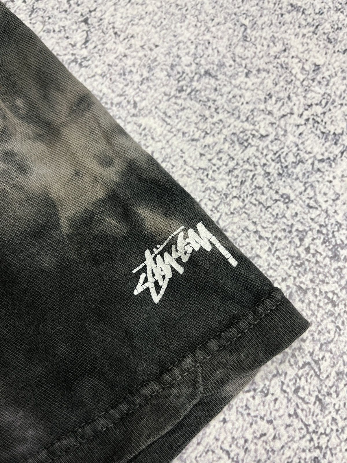 Stussy × Vintage Vintage 2000s ☠️ Stussy Big Skull Head Tie Dye T Shirt Rare Size US L / EU 52-54 / 3 - 7 Thumbnail