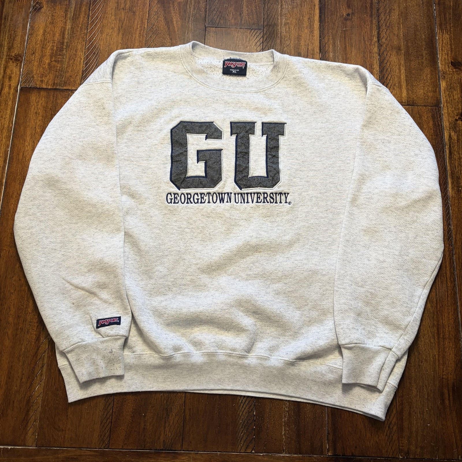 Jansport Vtg Georgetown Hoyas Sweatshirt Mens XL JanSport Made USA Size US XL / EU 56 / 4 - 2 Thumbnail