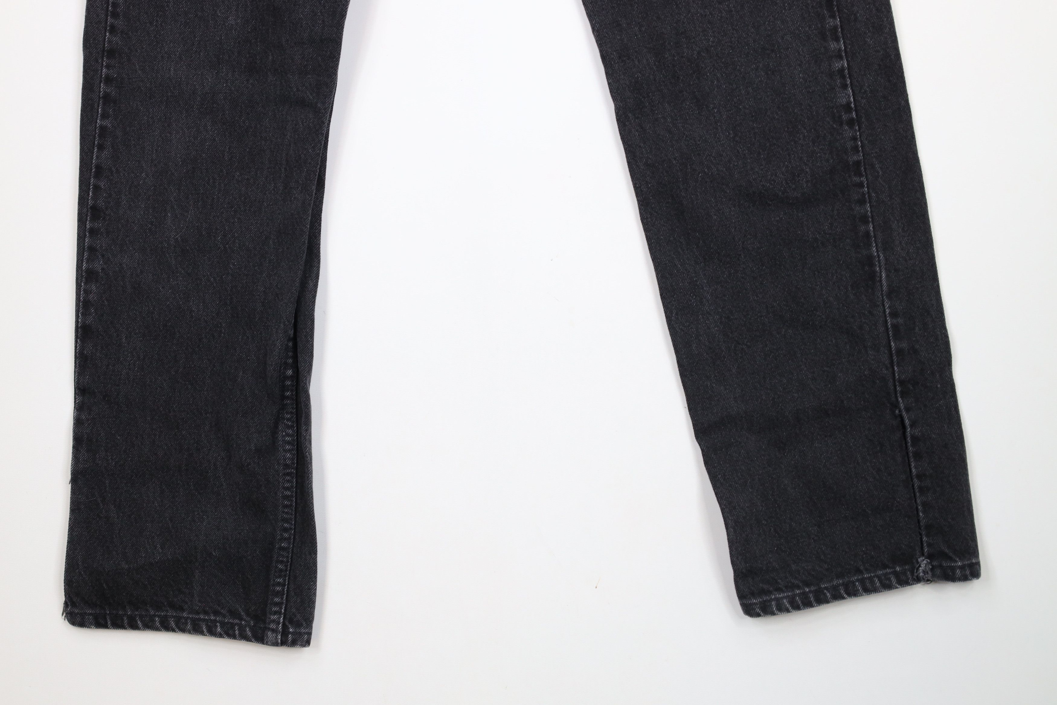 Levi's Vintage 90s Levis 505 Regular Fit Denim Jeans Black USA Size US 32 / EU 48 - 4 Thumbnail