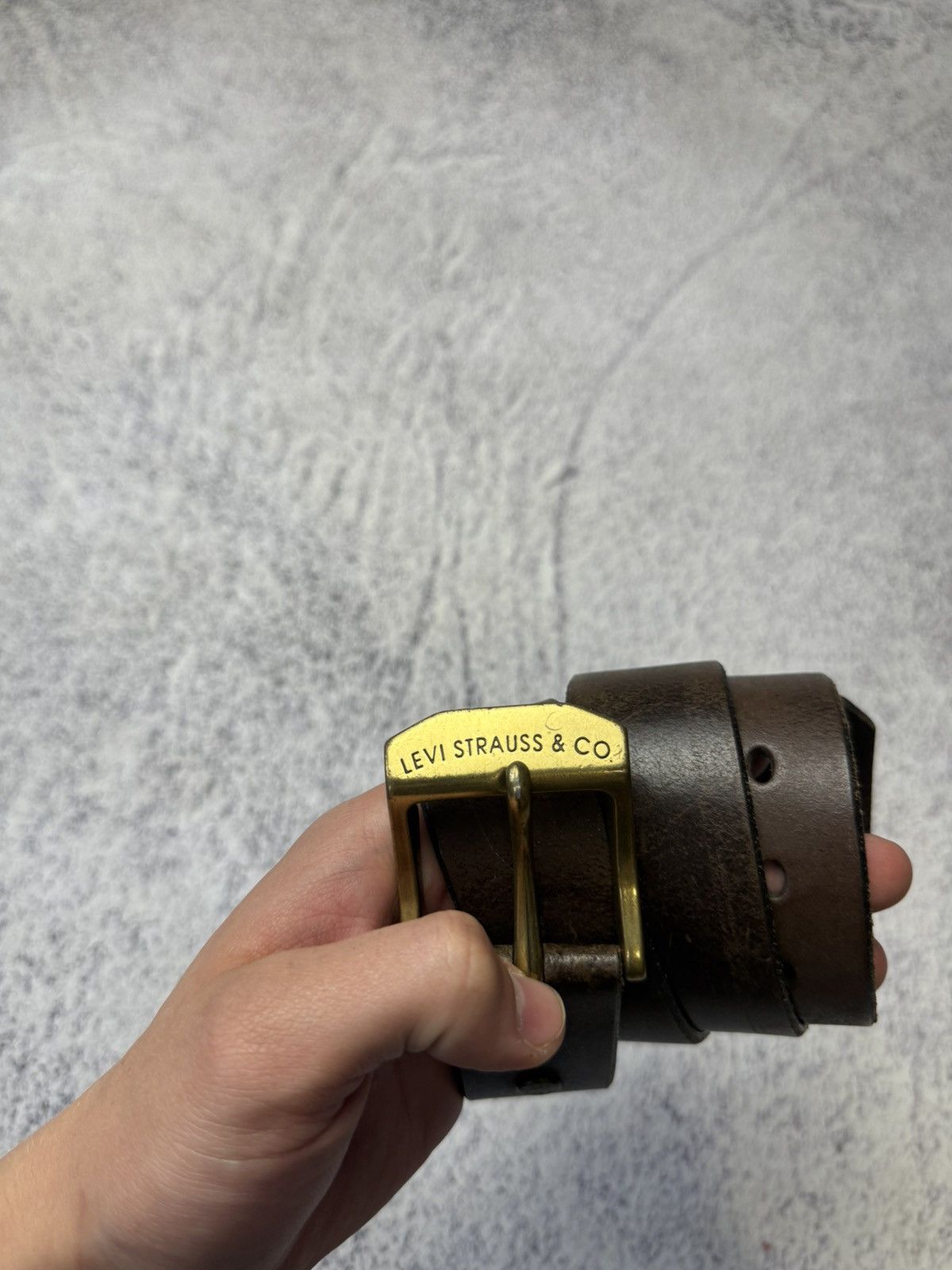 Levi's × Vintage Vintage Levi’s Belts Leather Japanese Brand Y2K streetwear Size ONE SIZE - 4 Thumbnail