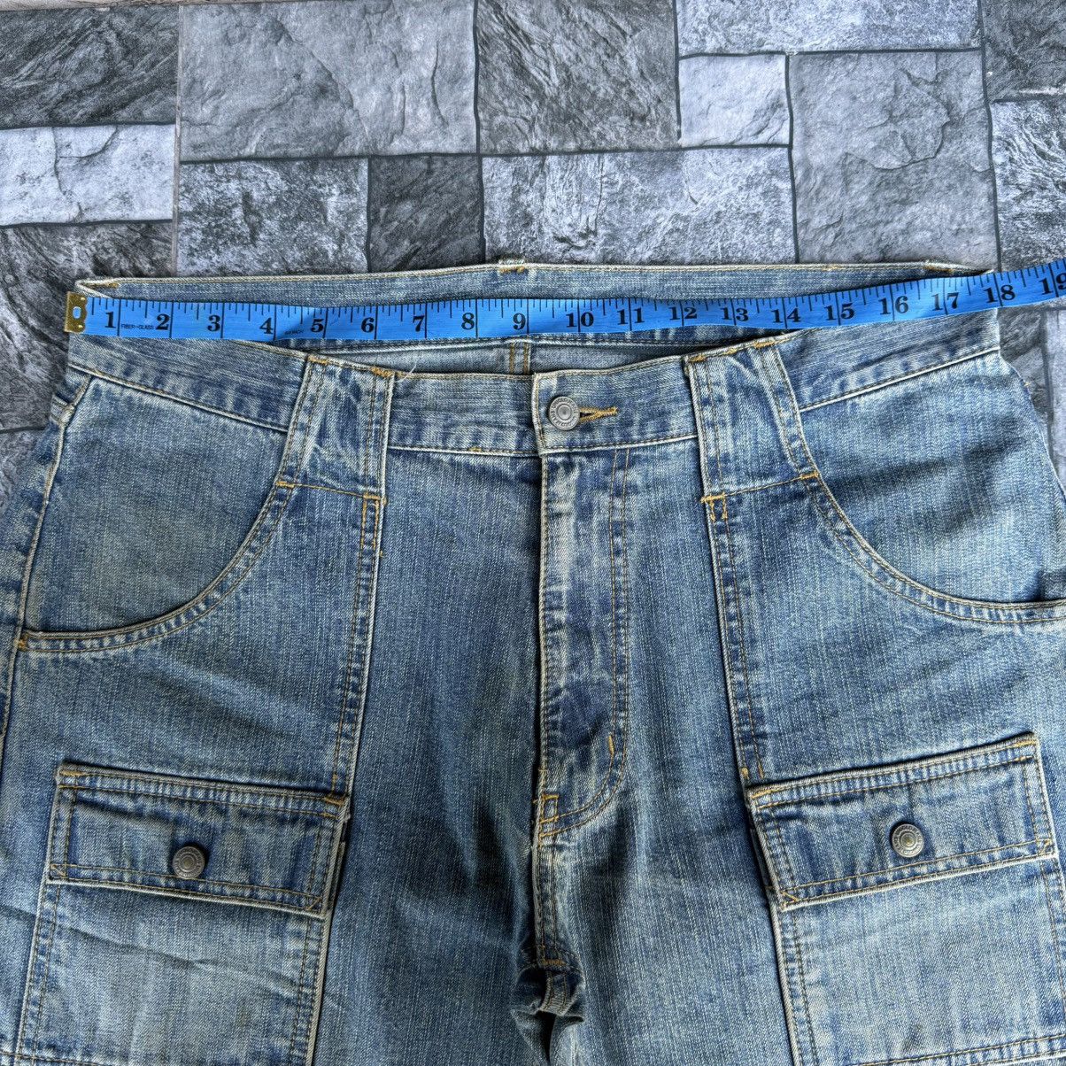 Japanese Brand Vintage Japanese Brand Bush Pants Faded Denim Jean Pants W36 Size US 36 / EU 52 - 5 Thumbnail