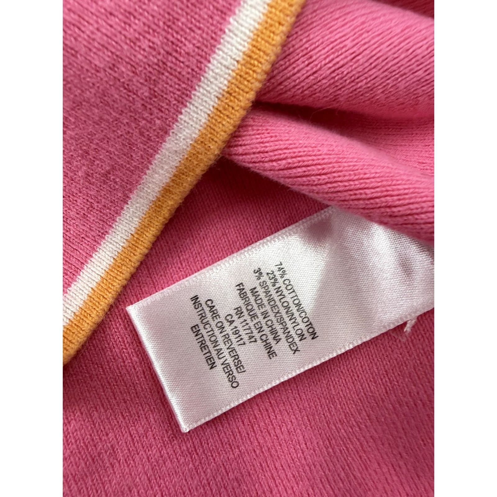 Brooks David Brooks Pink Knit V-Neck Cardigan Tank Set Womens PS 2 Piece Outfit Knitwear Casual Spring Size S / US 4 / IT 40 - 5 Thumbnail